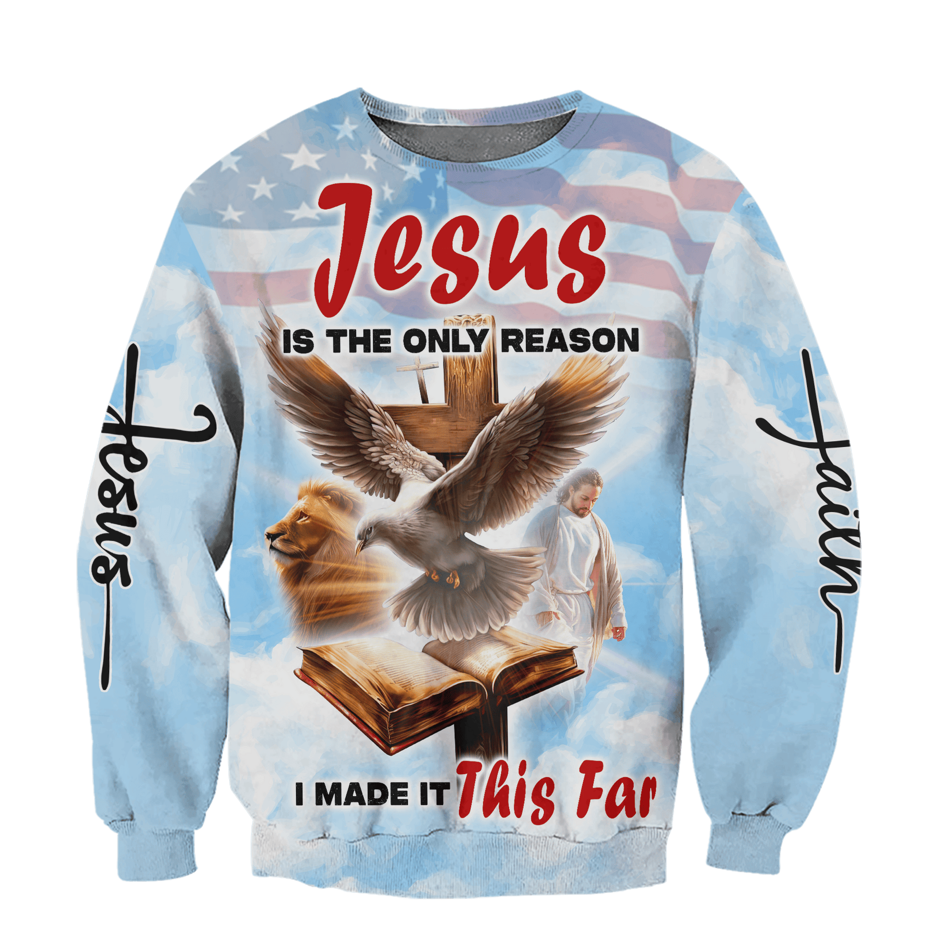 Premium U.S - Jesus is the only reason - Hoodie All over Prints, easychoo.com