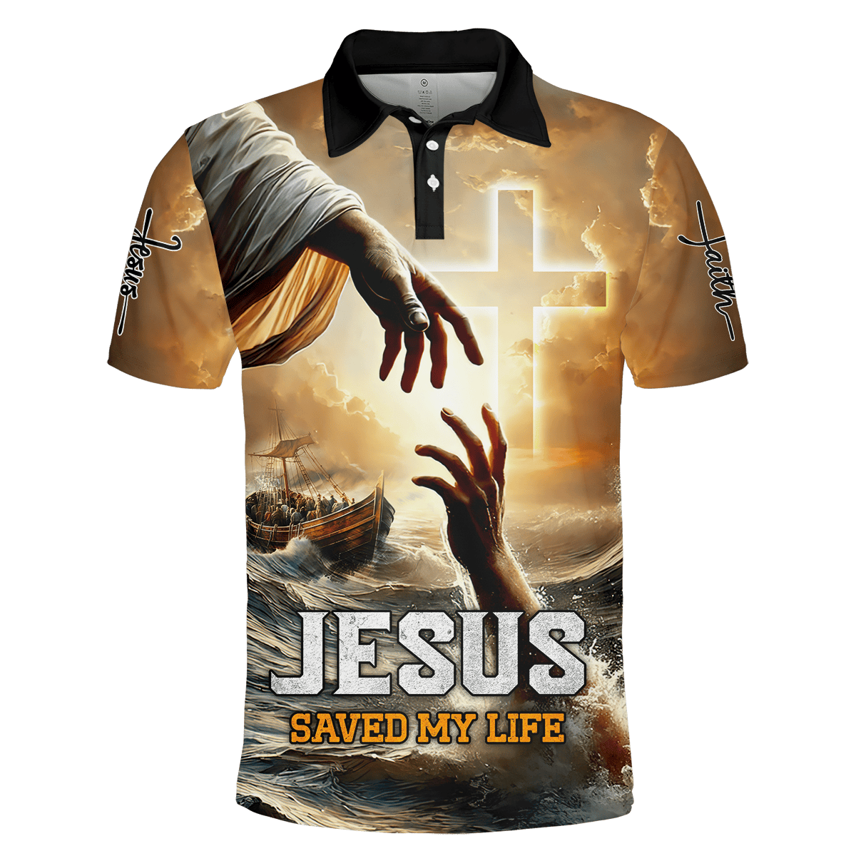 Apparel- Jesus saved my life - All Over Prints Hawaiian Shirt