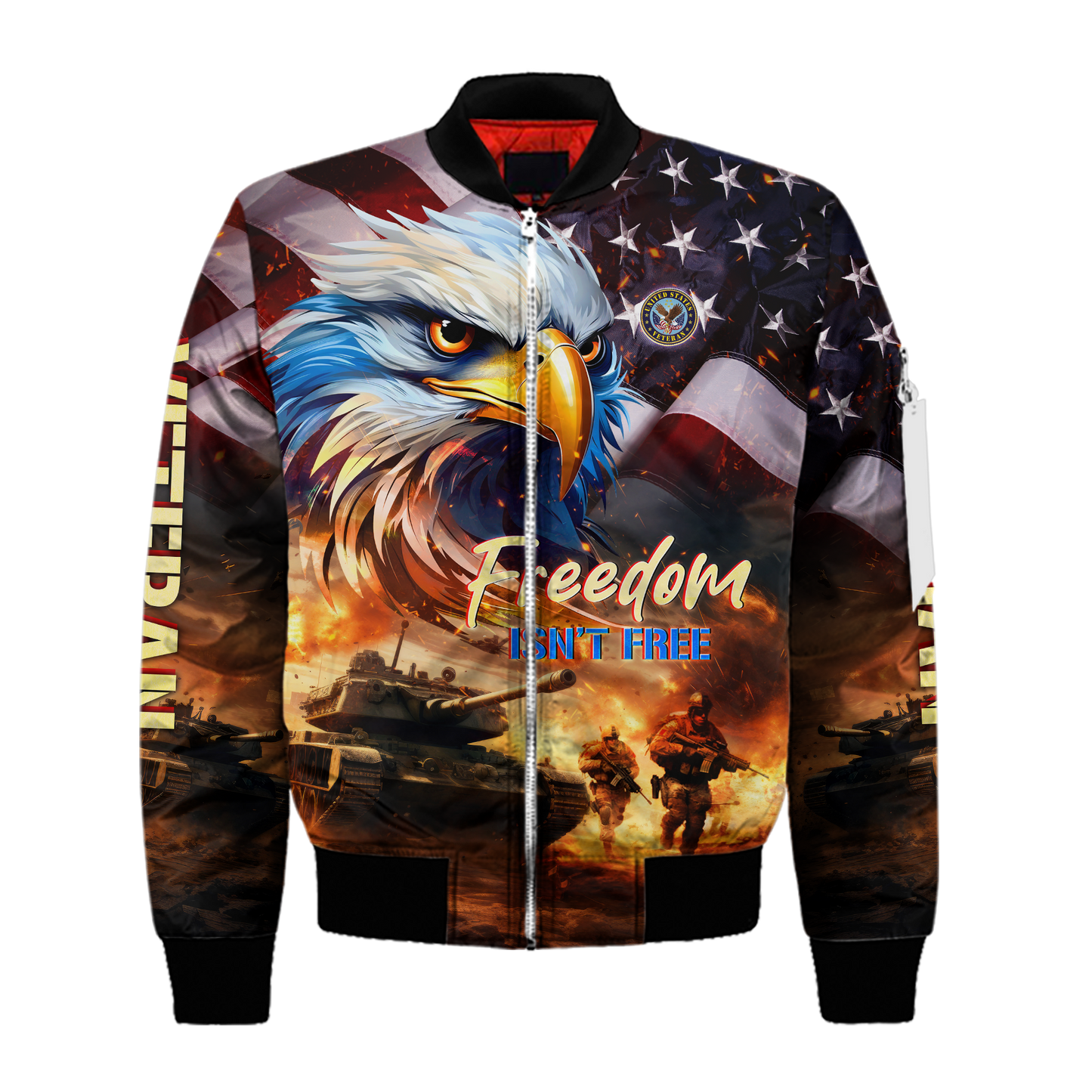 Apparel - Freedom Isn't Free - Veterans Day - Hawaiian Shirt , Gifts for veterans