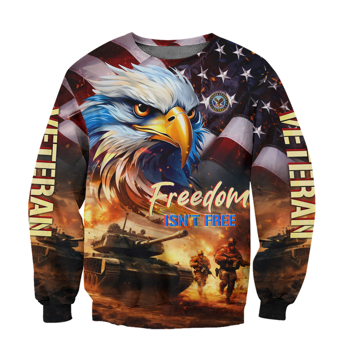 Apparel - Freedom Isn't Free - Veterans Day - Hawaiian Shirt , Gifts for veterans