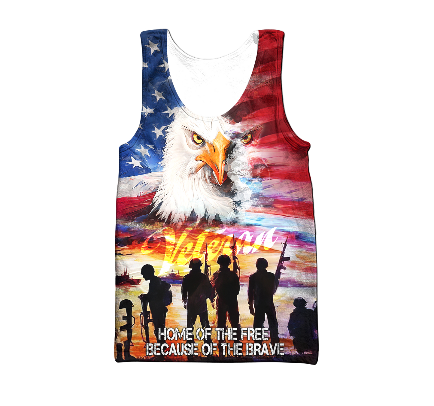 U.S. Veterans, Home Of The Free Because Of The Brave, Zip Hoodie , Gifts for veterans