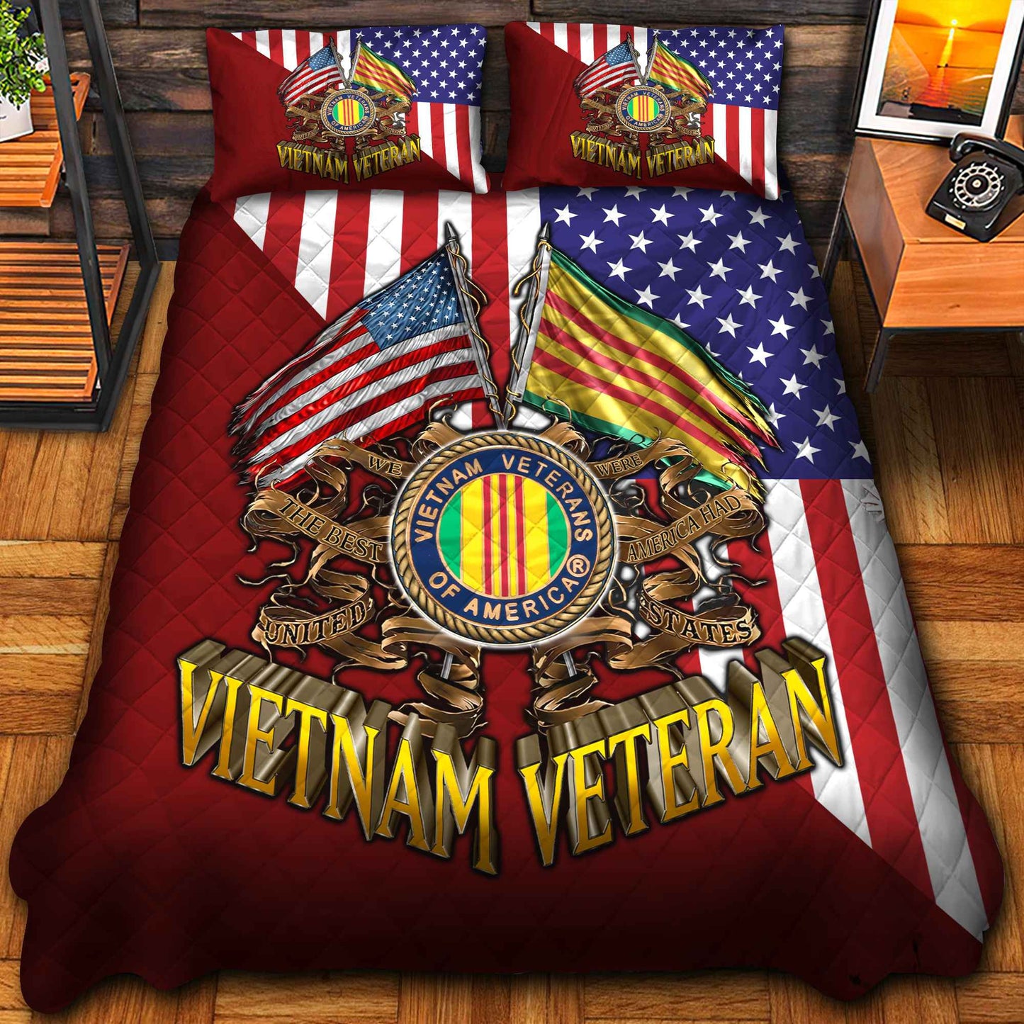 Premium Honoring All Who Served US Veterans Bedding Set da270801, Gifts For US Veterans, Gifts For Veterans Day