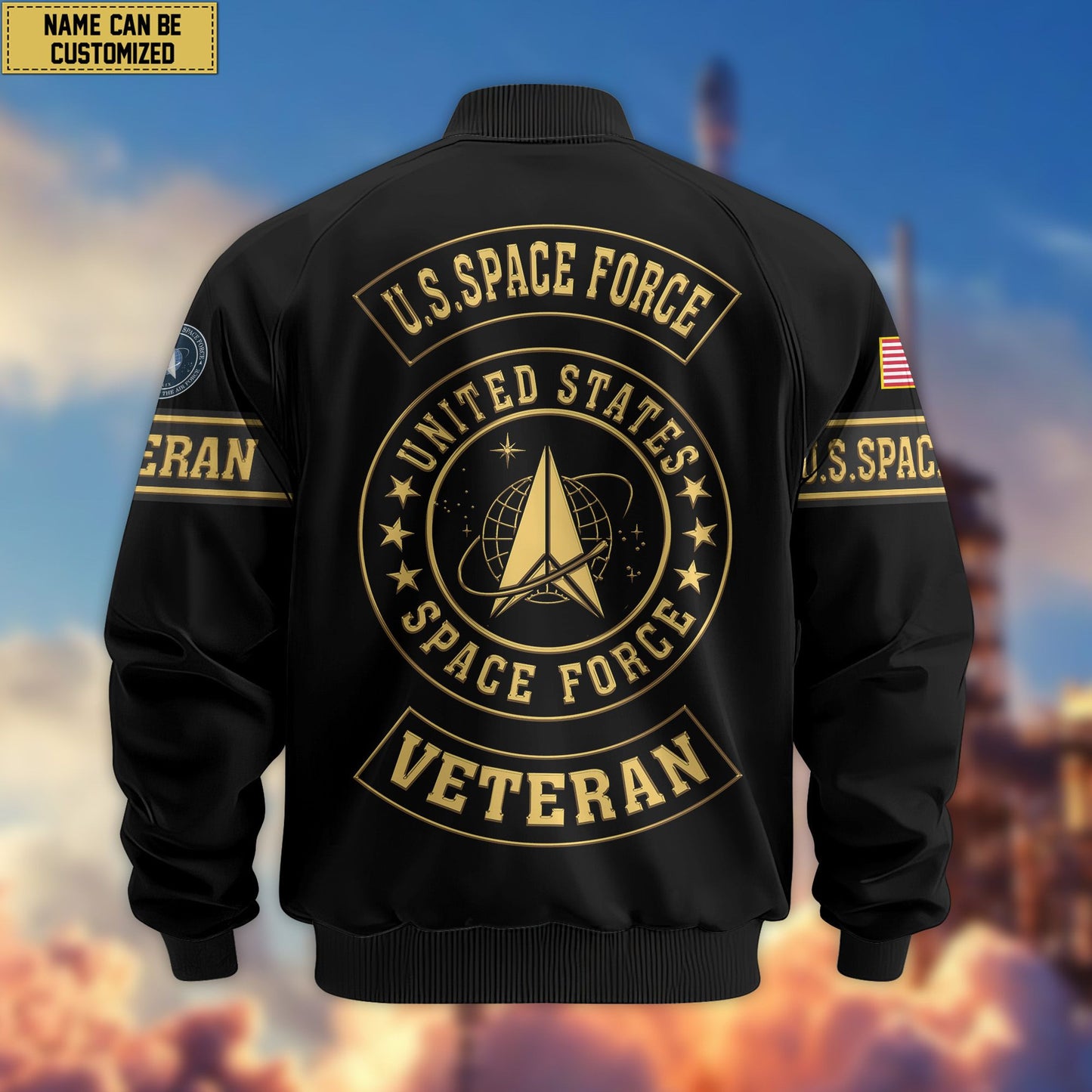 Premium Personalized US Veterans Bomber Jacket da120901, Gifts For US Veterans, Gifts For Veterans Day