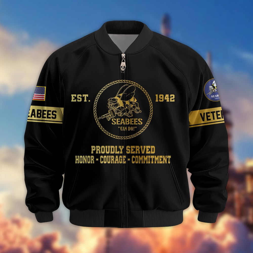 Premium Proudly Served US Veterans Bomber Jacket hu090913, Gifts For US Veterans, Gifts For Veterans Day