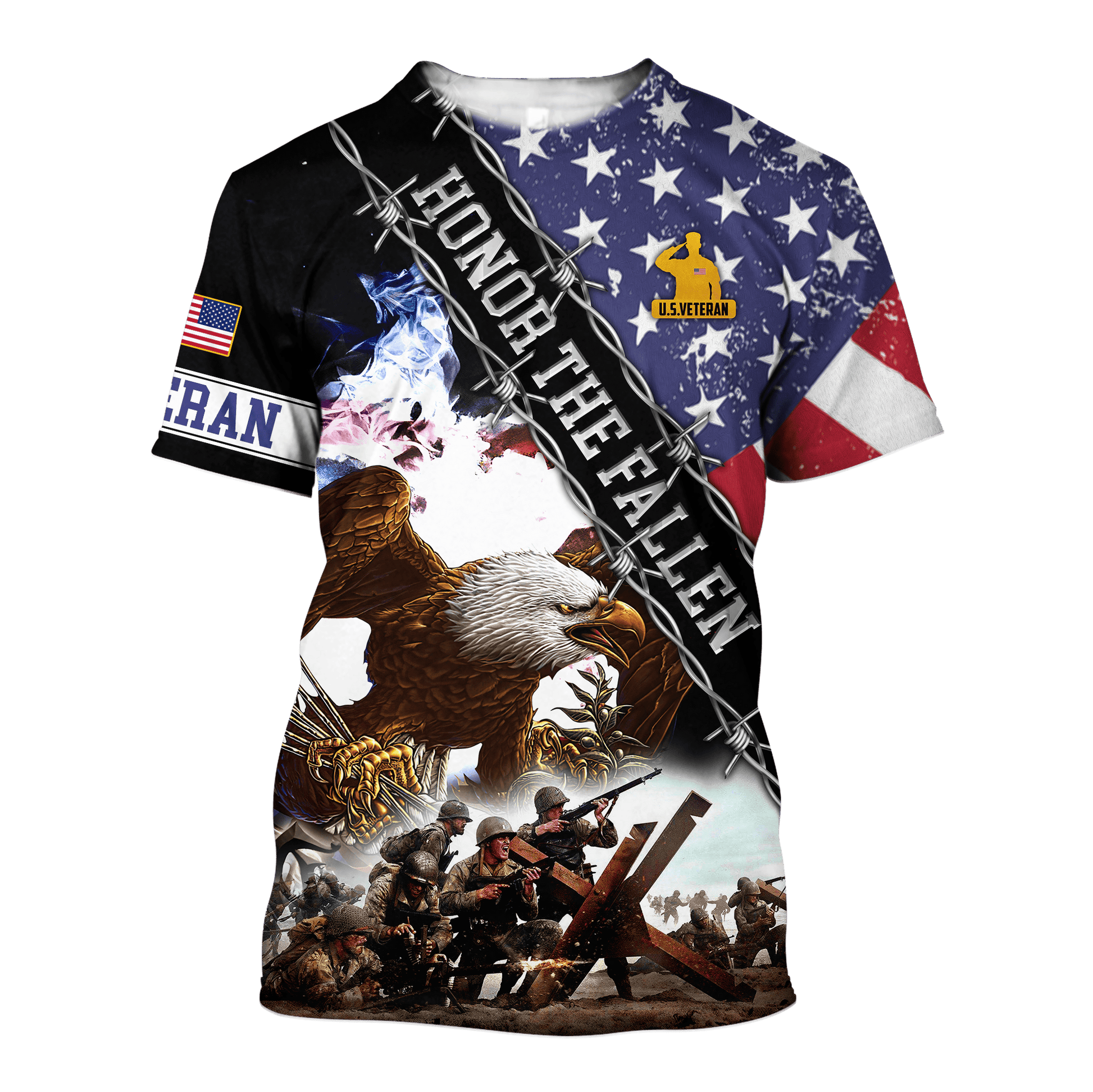 Honor The Fallen - US Veteran, Gifts for Veterans, Veterans Day, easychoo.com
