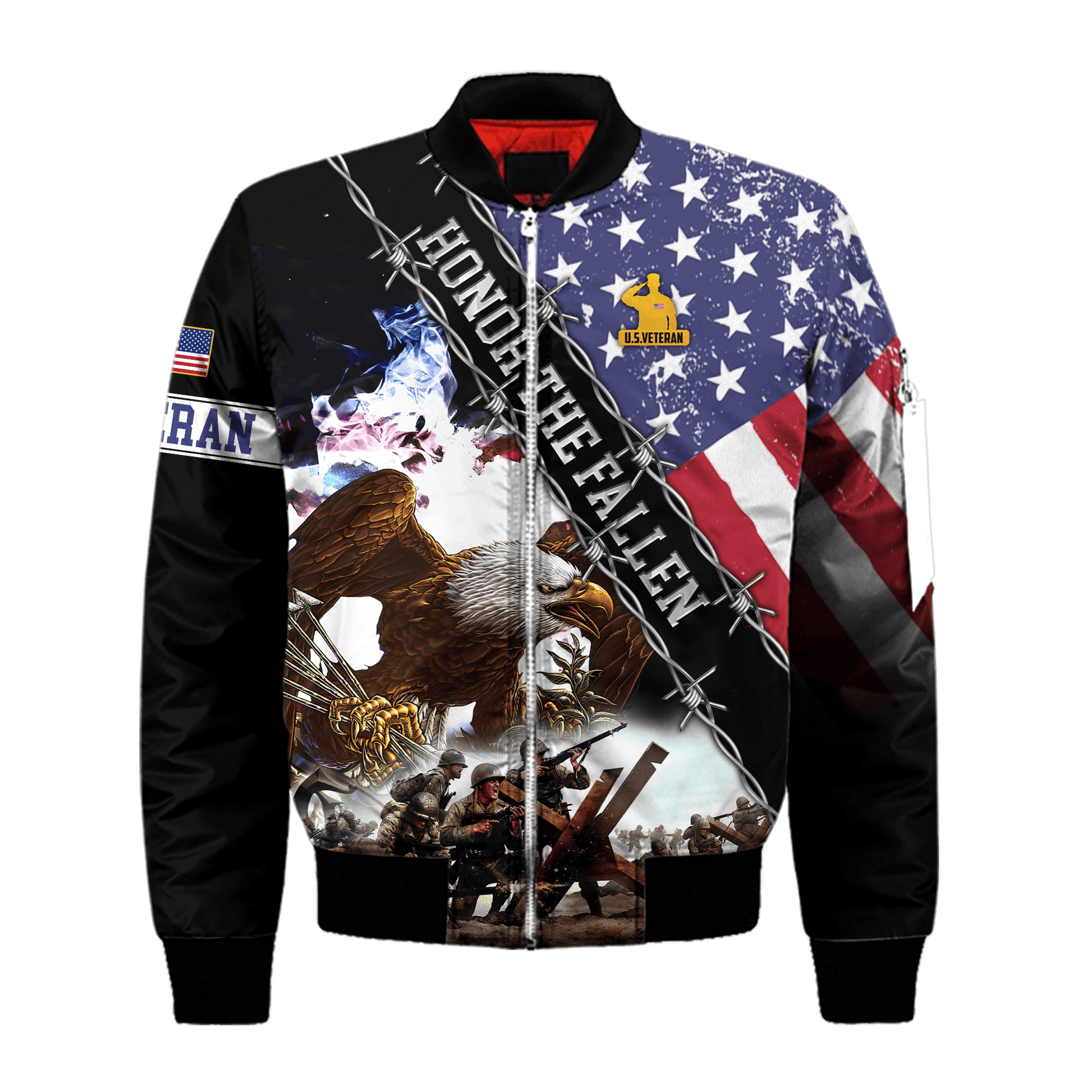 Honor The Fallen - US Veteran, Gifts for Veterans, Veterans Day, easychoo.com