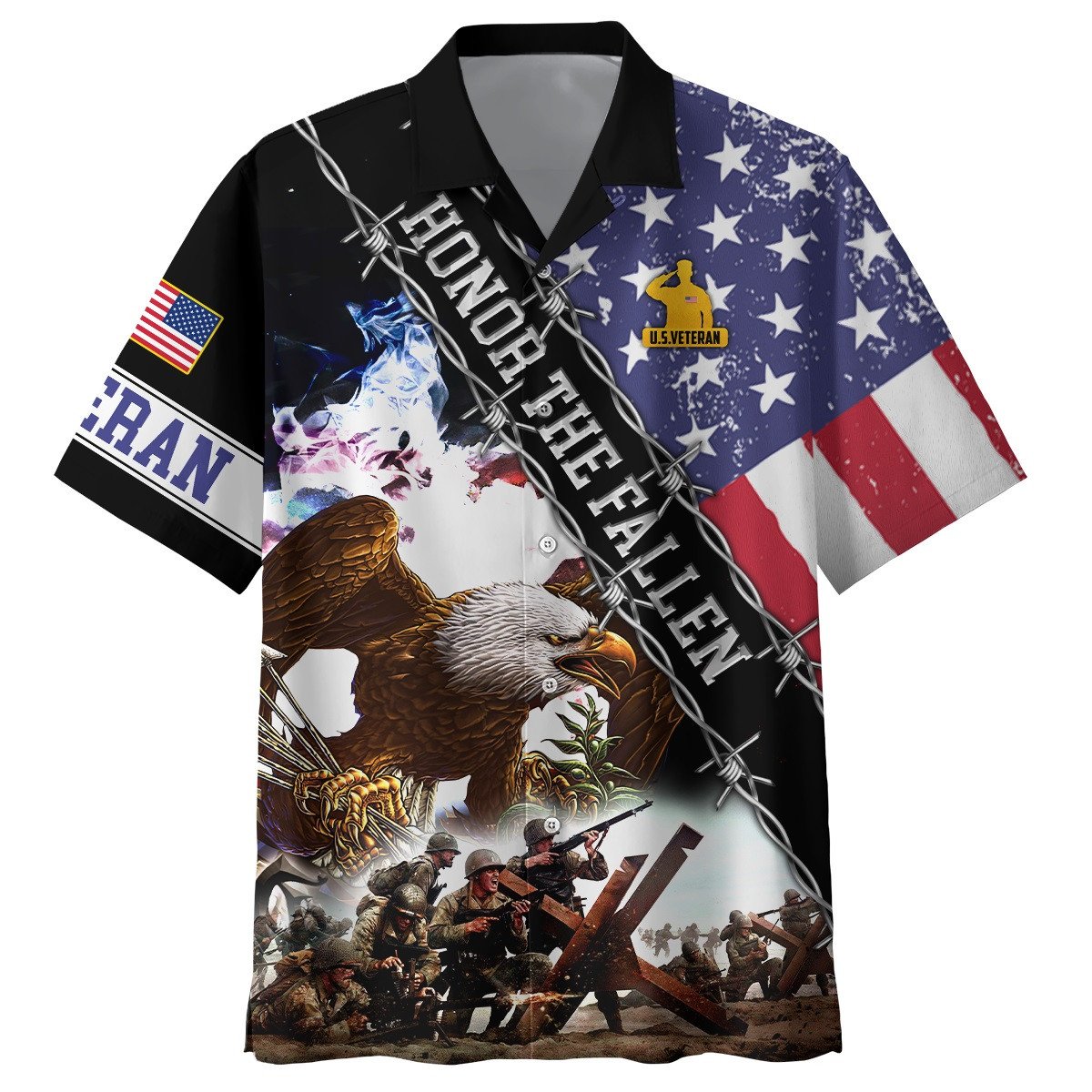 Honor The Fallen - US Veteran, Gifts for Veterans, Veterans Day, easychoo.com