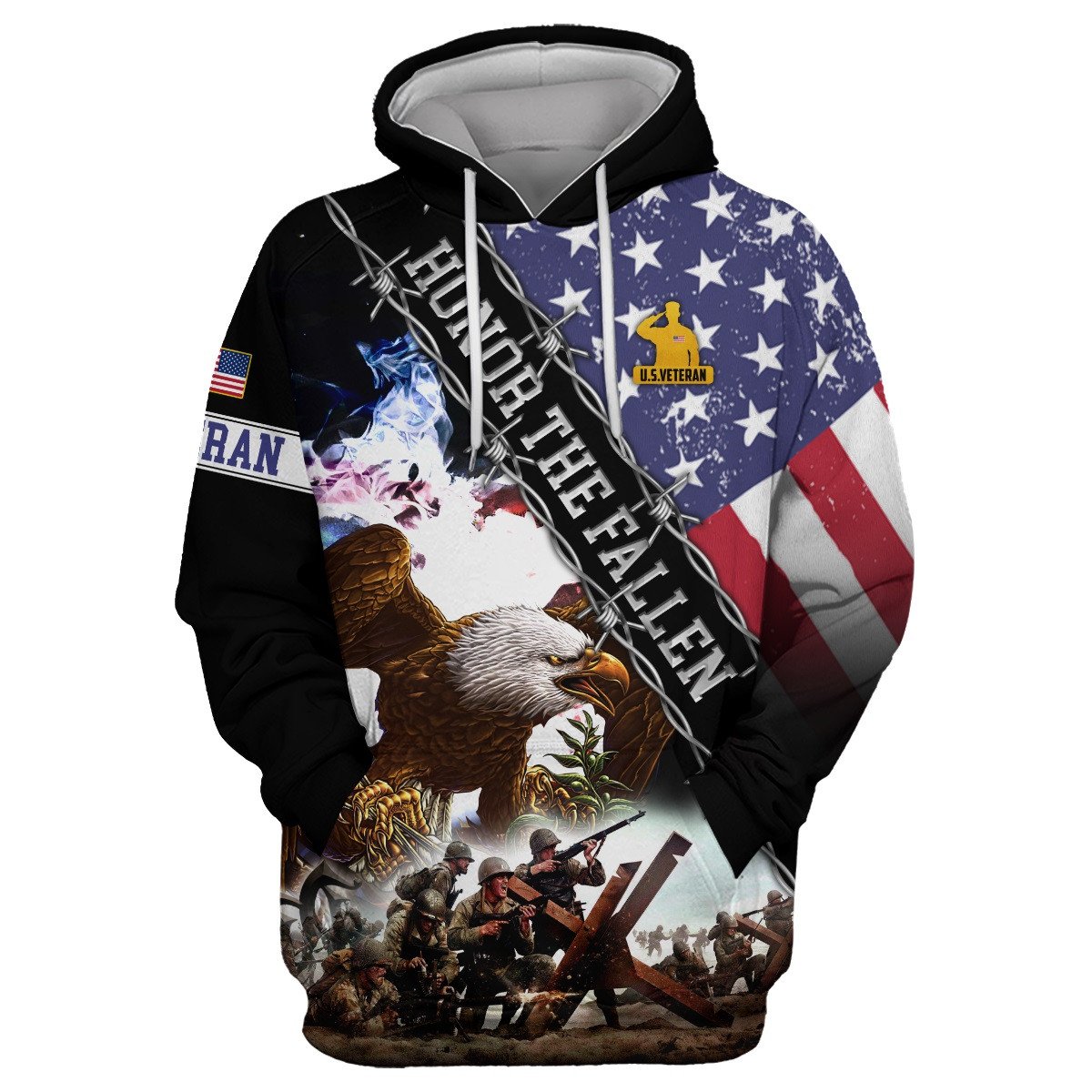 Honor The Fallen - US Veteran, Gifts for Veterans, Veterans Day, easychoo.com