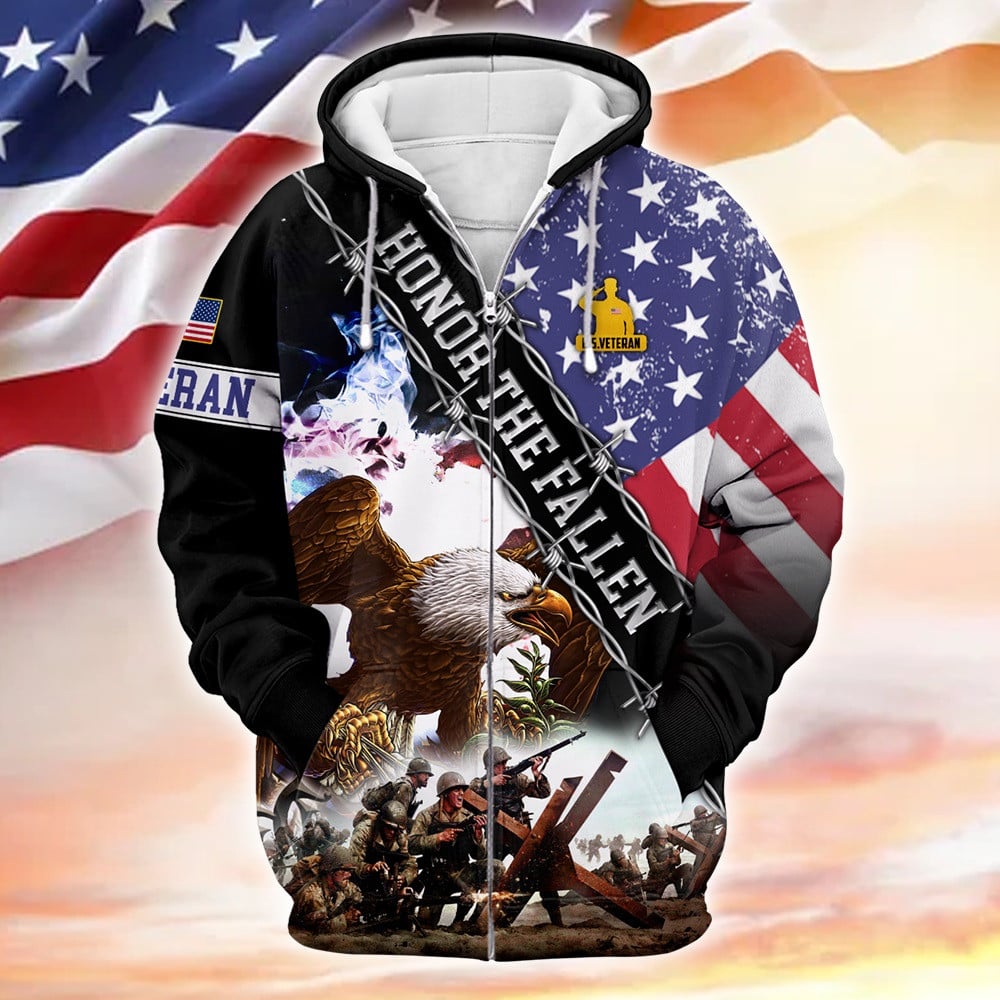 Honor The Fallen - US Veteran, Gifts for Veterans, Veterans Day, easychoo.com