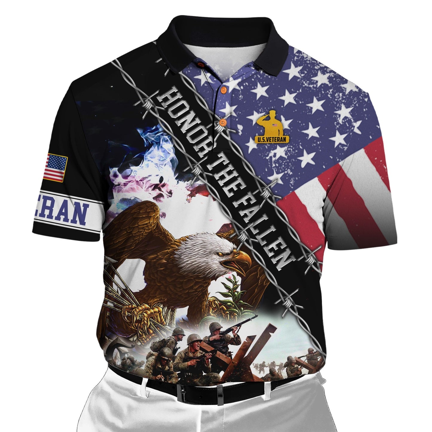 Honor The Fallen - US Veteran, Gifts for Veterans, Veterans Day, easychoo.com