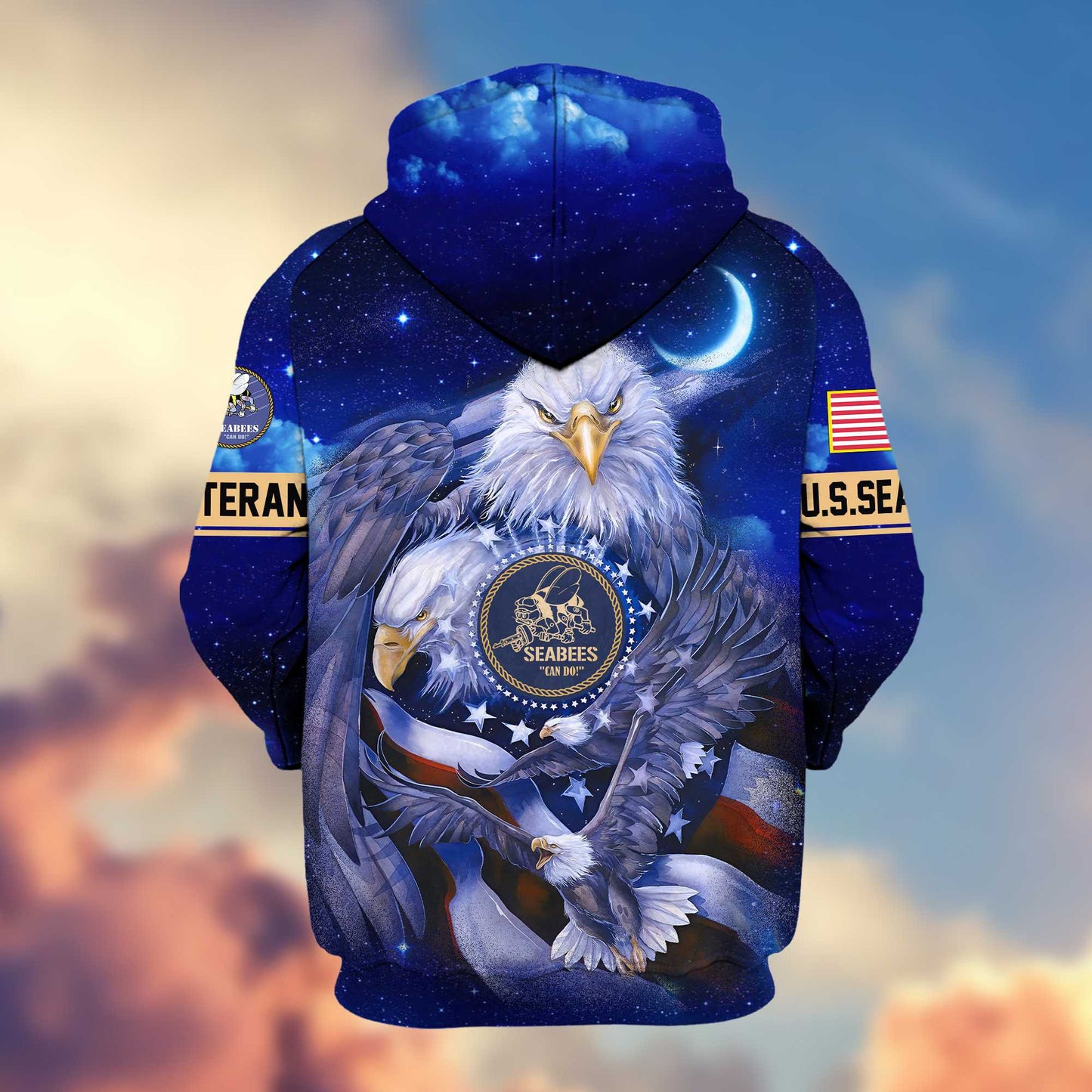 Premium US Veterans Zip Hoodie HG041112, Gifts For US Veterans, easychoo.com