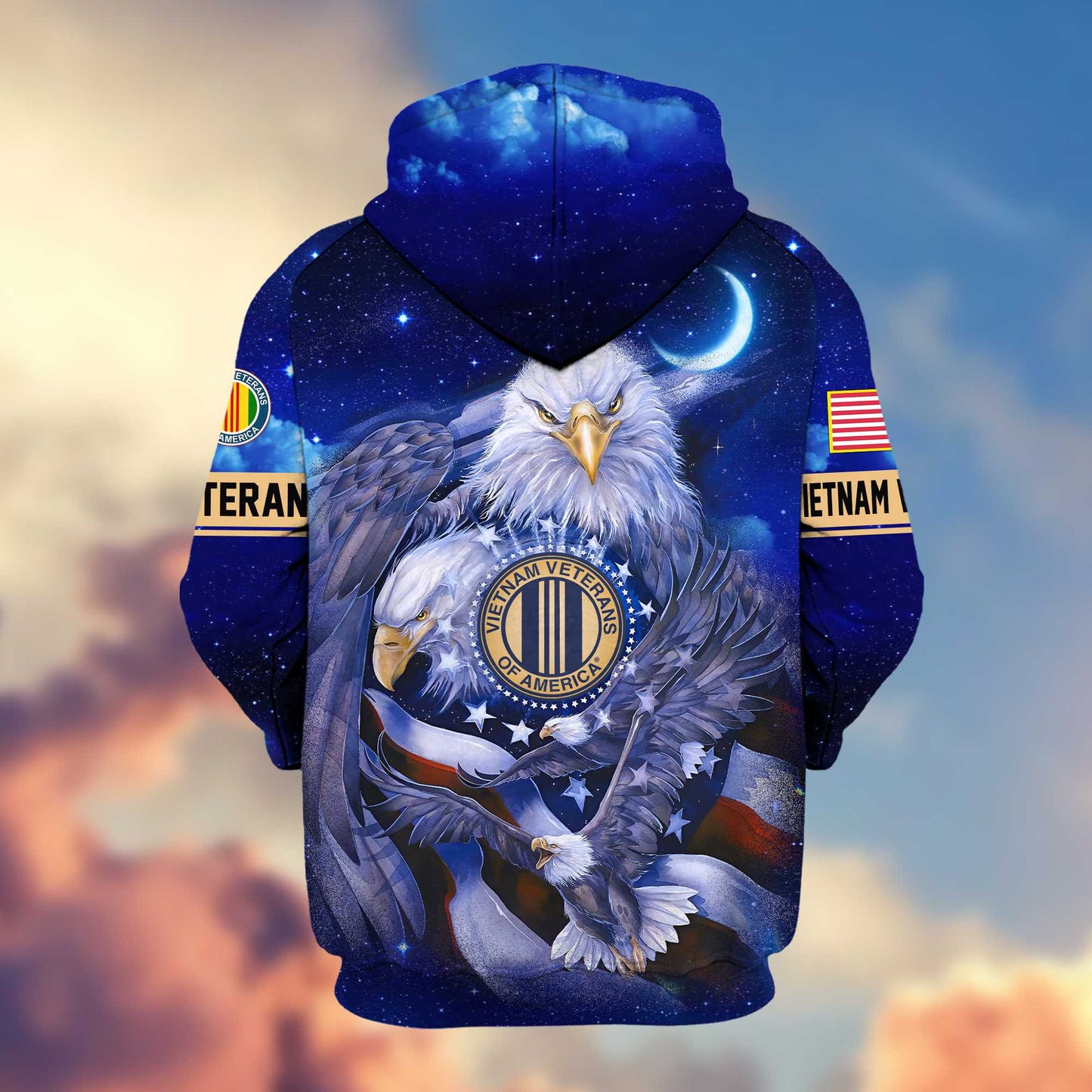 Premium US Veterans Zip Hoodie HG041112, Gifts For US Veterans, easychoo.com