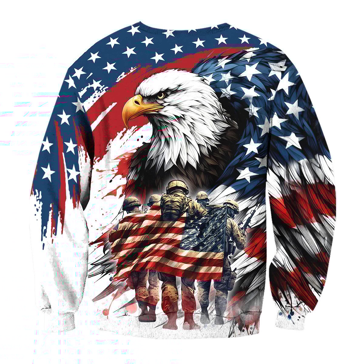 Zip Hoodie - Let Freedom Ring, Independence Day, Veterans Day , Gifts for veterans, easychoo.com