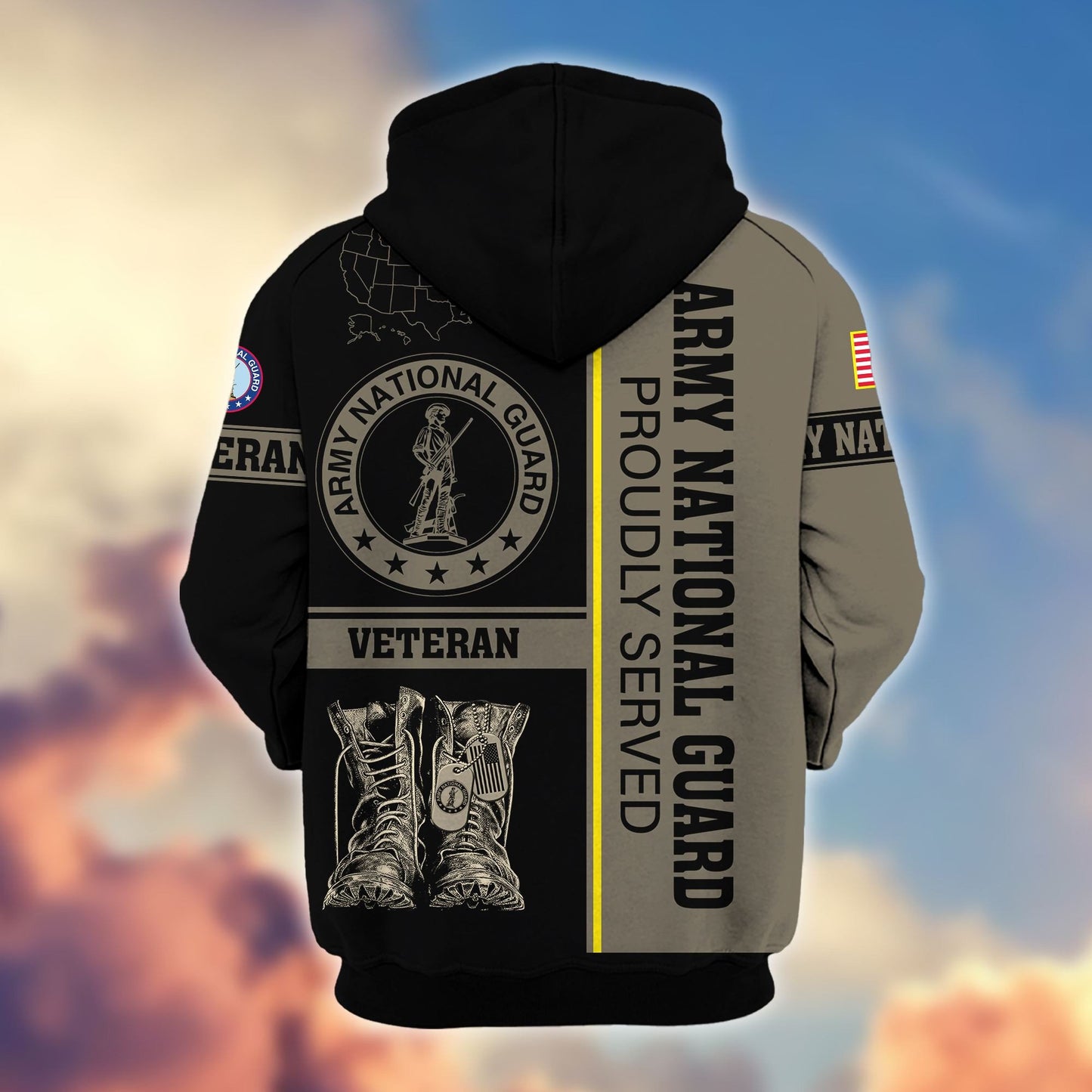 Premium US Veterans Zip Hoodie HF080111, Gifts For US Veterans Gifts On Father's Day, Armed Force Day, Independence Day, Veterans Day., easychoo.com