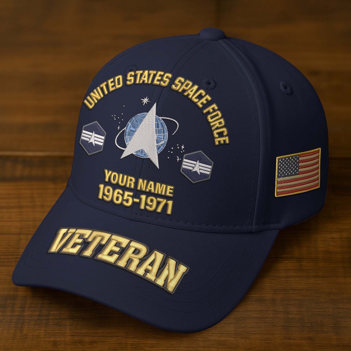 Premium Custom Name, Rank, Year, US Veterans Embroidered Hats da300601, Gift For US Veterans, Gifts On Father's Day, Armed Forces Day, Veterans Day.