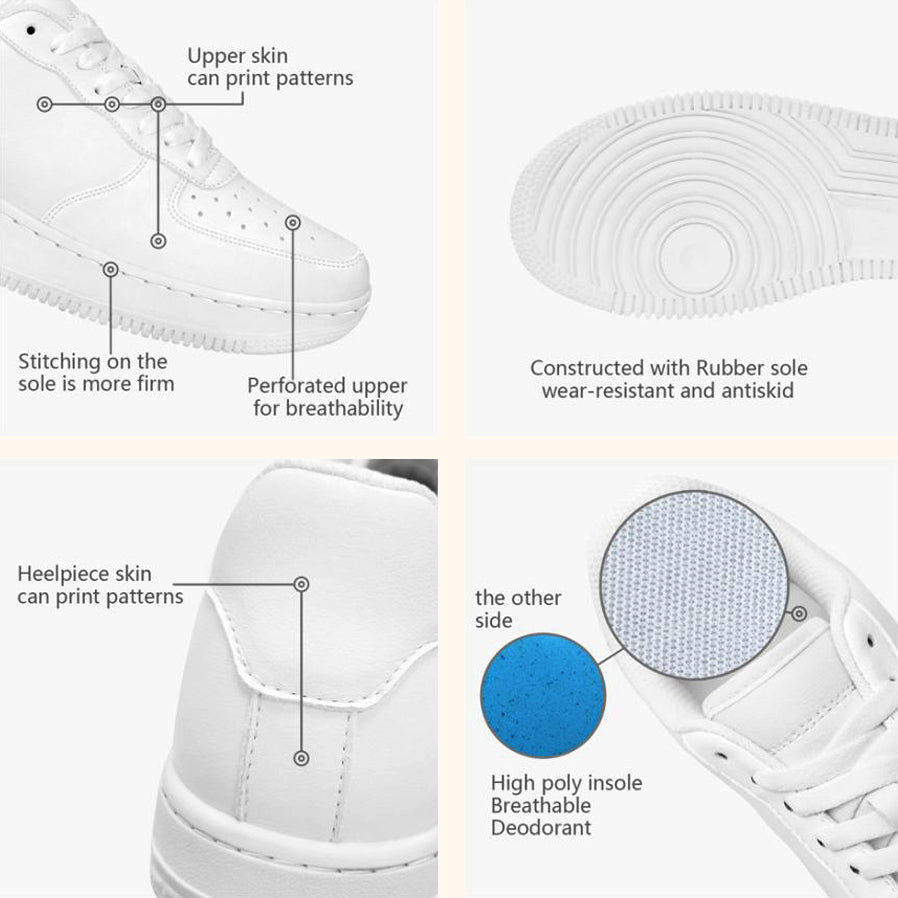 Eevee Pokémon AF1 Embossed Logo Sneakers - NLJBAI3F