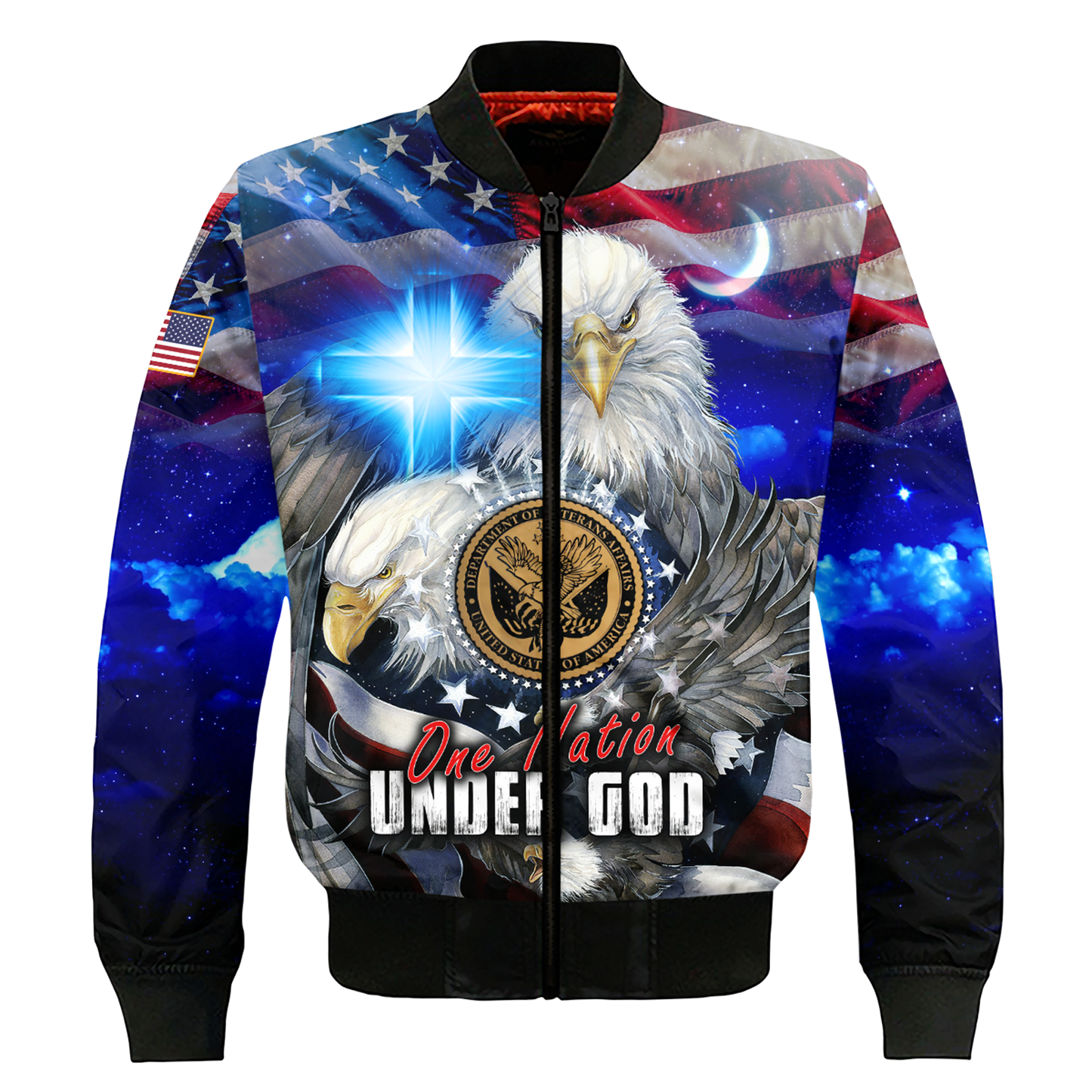 One nation under God- All Over Prints Hoodie Shirt