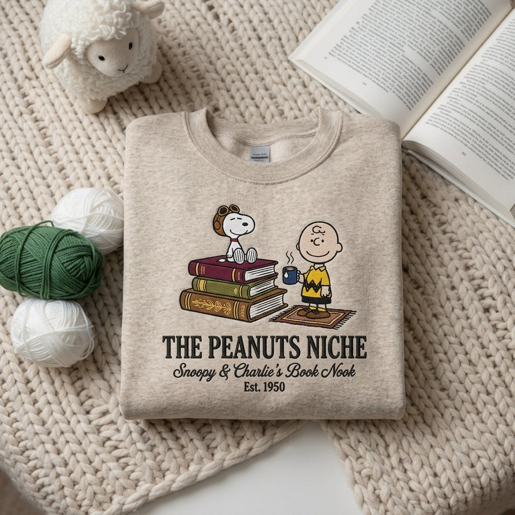 Custom Embroidered Snoopy T-Shirt, Sweatshirt, Hoodie