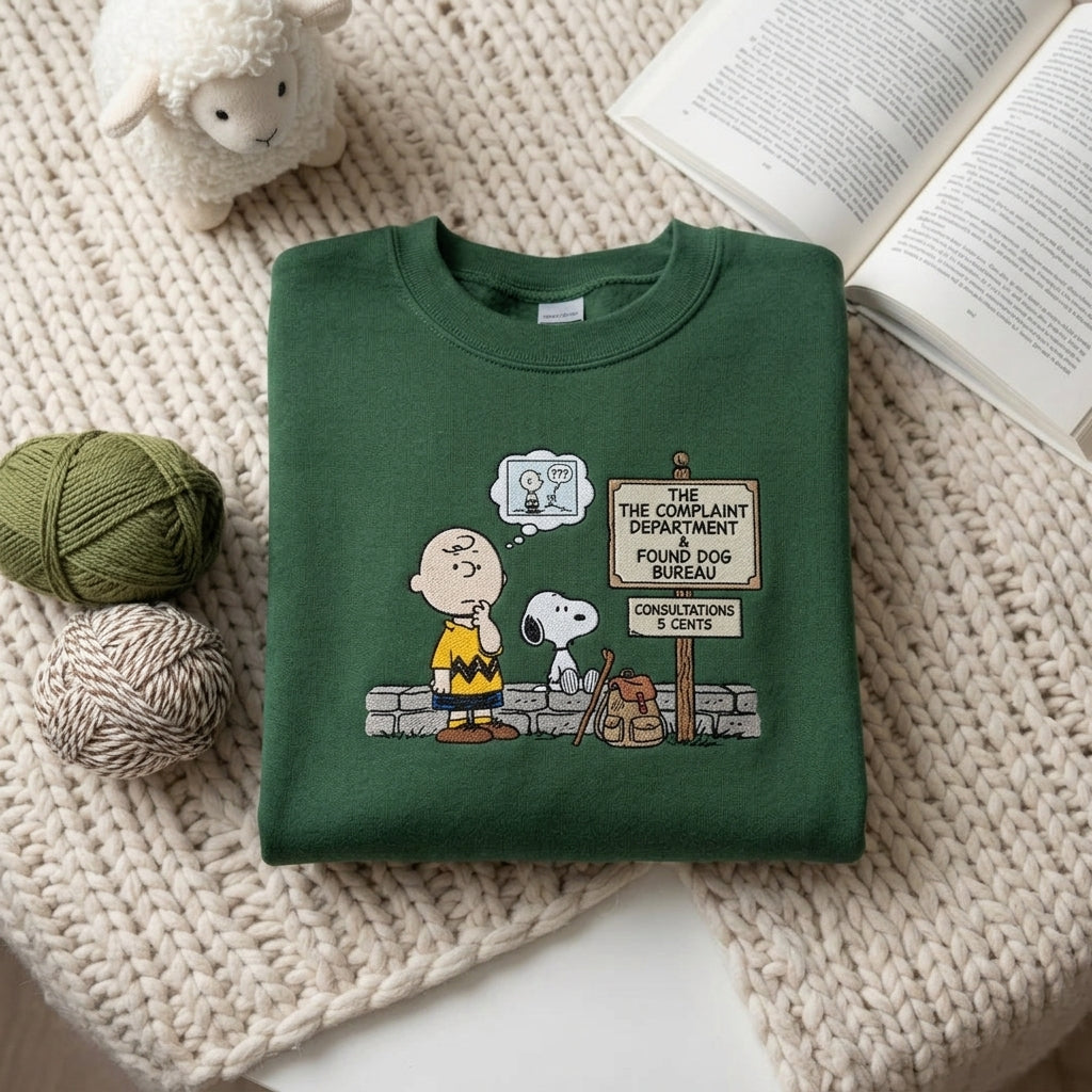 Custom Embroidered Snoopy T-Shirt, Sweatshirt, Hoodie