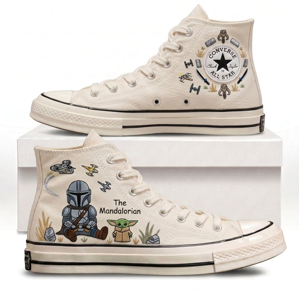 Star Wars Hand-Embroidered Converse Chuck Taylor 1970s - All Star Classic