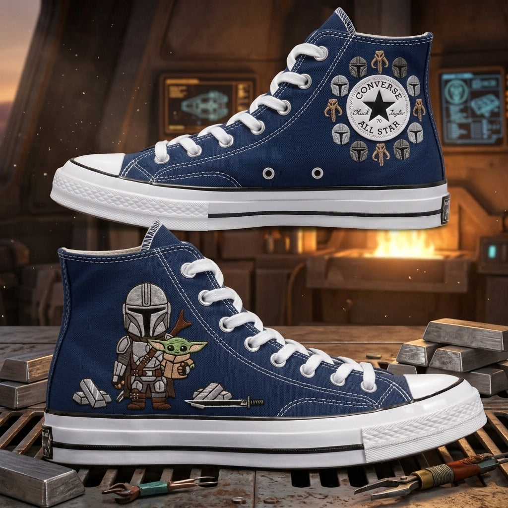 Star Wars Hand-Embroidered Converse Chuck Taylor 1970s - All Star Classic