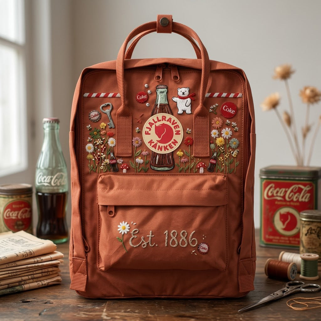 コカ・コーラ フェールラーベン カンケン 手刺繍バックパック