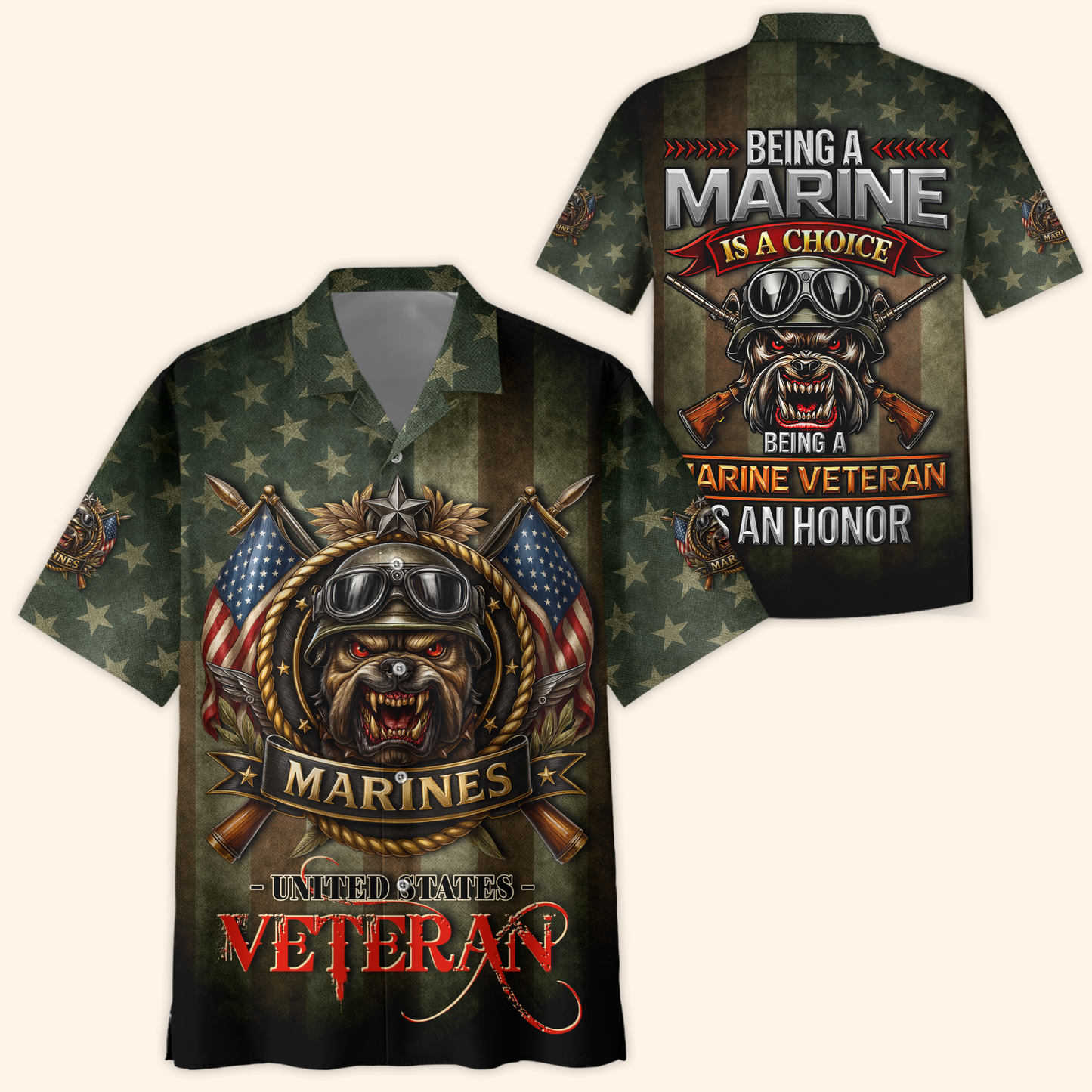 U.S. Marine Veteran Hoodie – Being a Marine Is a Choice, Being a Veteran Is an Honor, easychoo.com