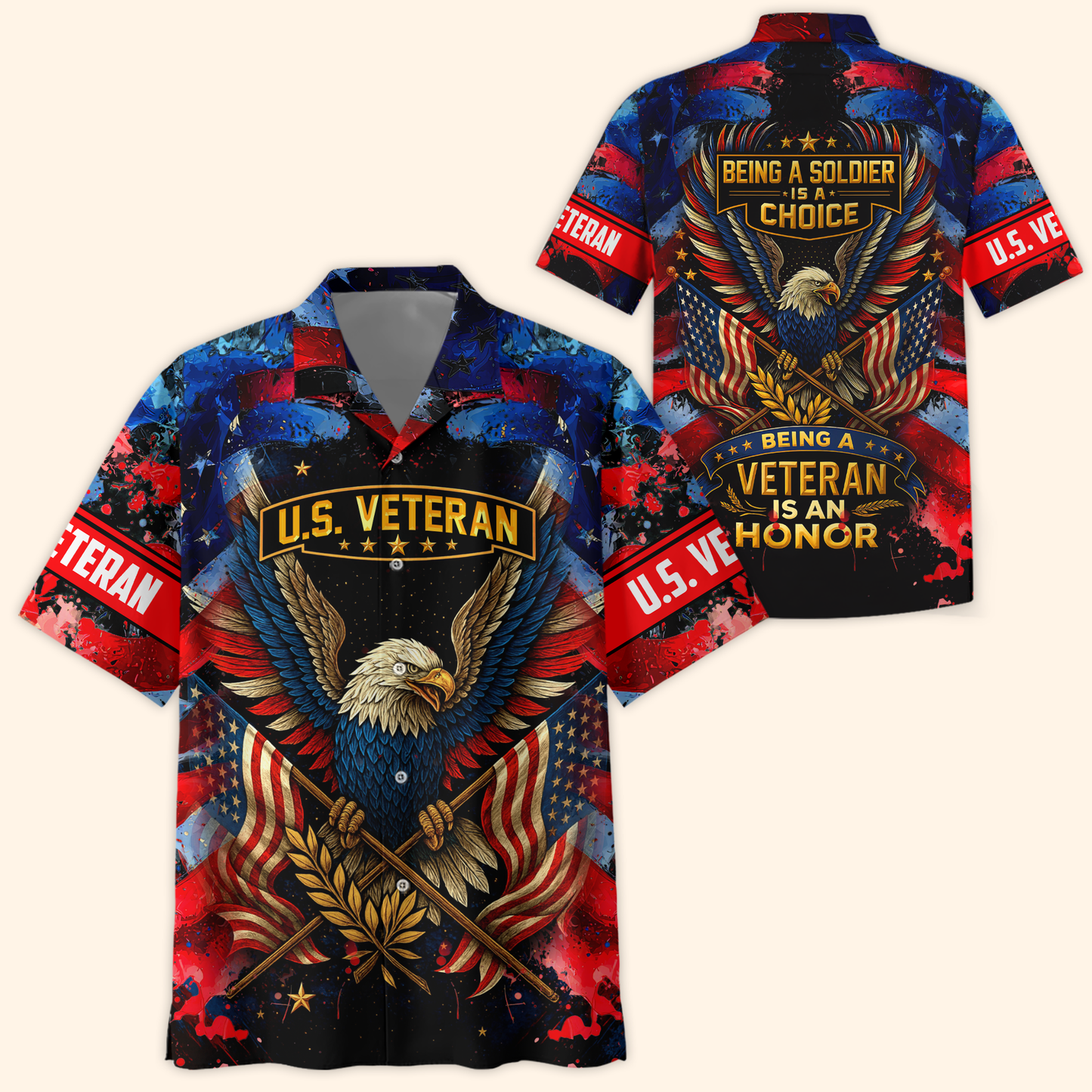 U.S. Veteran Hoodie – Being a Soldier Is a Choice, Being a Veteran Is an Honor Design, easychoo.com