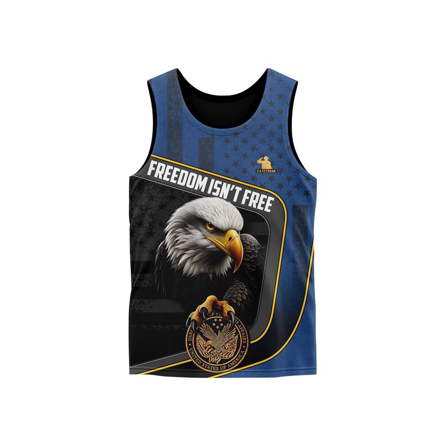 U.S. Veteran Hoodie – Freedom Isn’t Free, Bald Eagle and Military Seal Patriotic Zip Up, easychoo.com