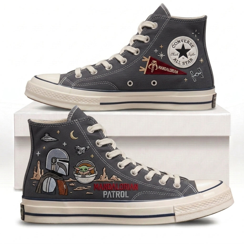 Star Wars Hand-Embroidered Converse Chuck Taylor 1970s - All Star Classic