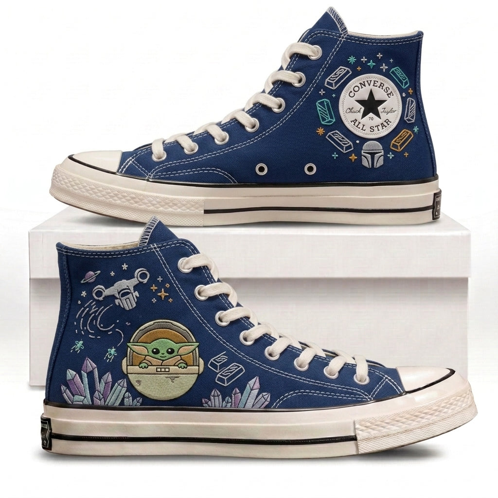 Star Wars Hand-Embroidered Converse Chuck Taylor 1970s - All Star Classic