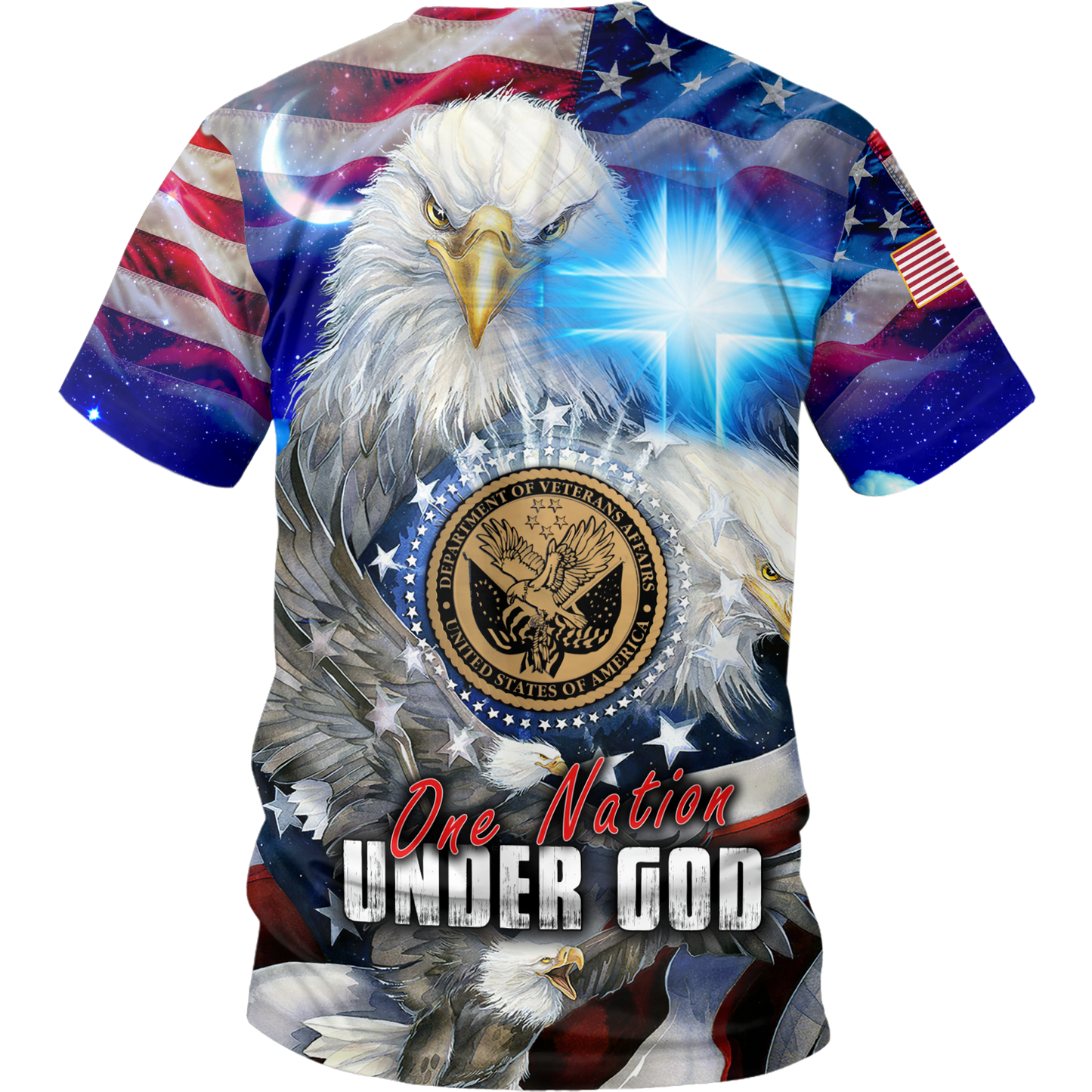 One nation under God- All Over Prints Hoodie Shirt