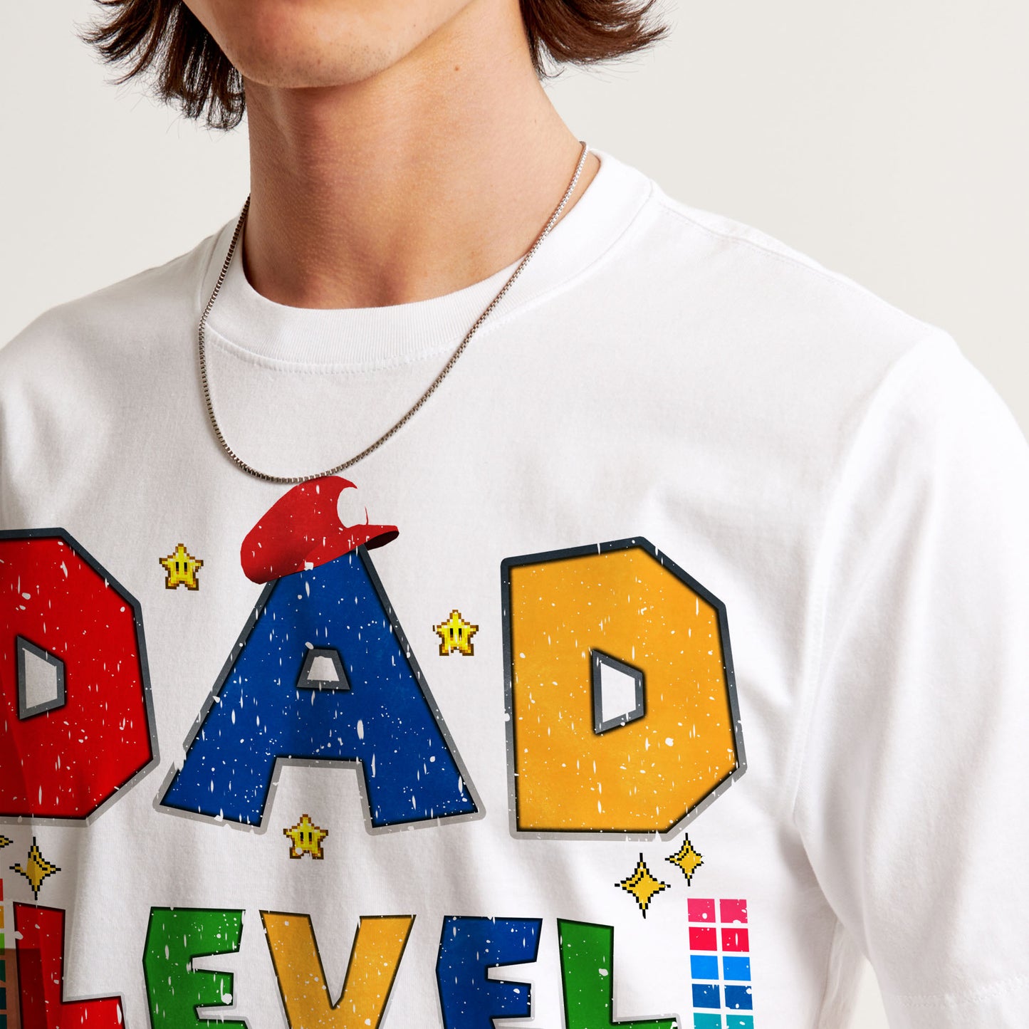 Father's Day - Dad Level Unlocked 2D Tshirt, easychoo.com