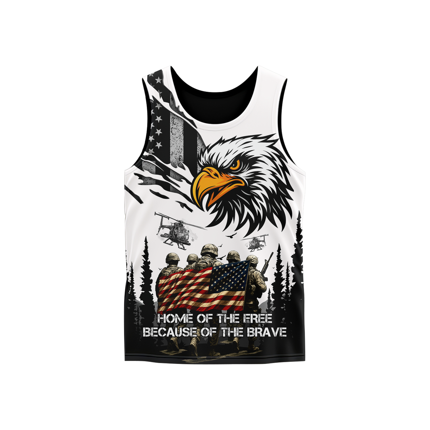 U.S. Veteran Hoodie – Home of the Free Because of the Brave, American Eagle Zip Up, easychoo.com