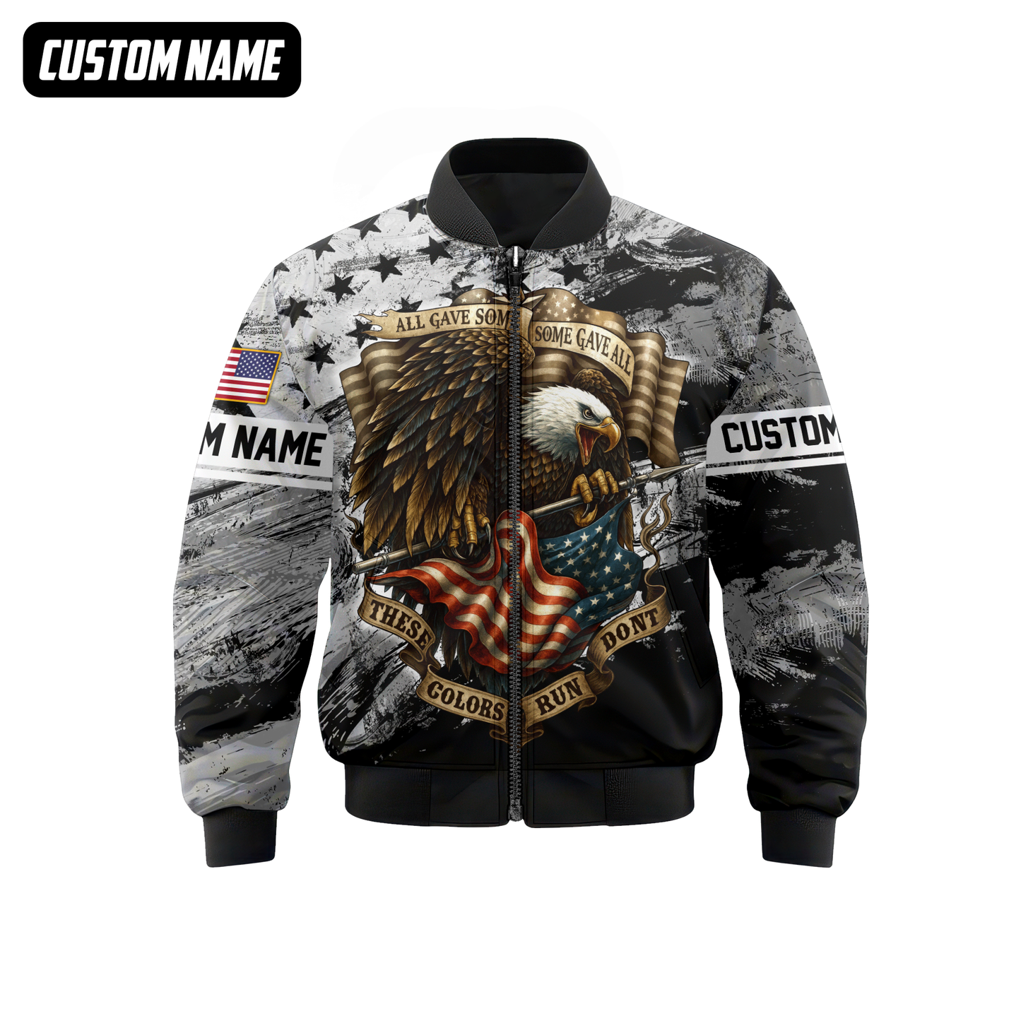 All Gave Some Some Gave All Hoodie – These Colors Don’t Run, U.S. Veteran Eagle Hoodie
