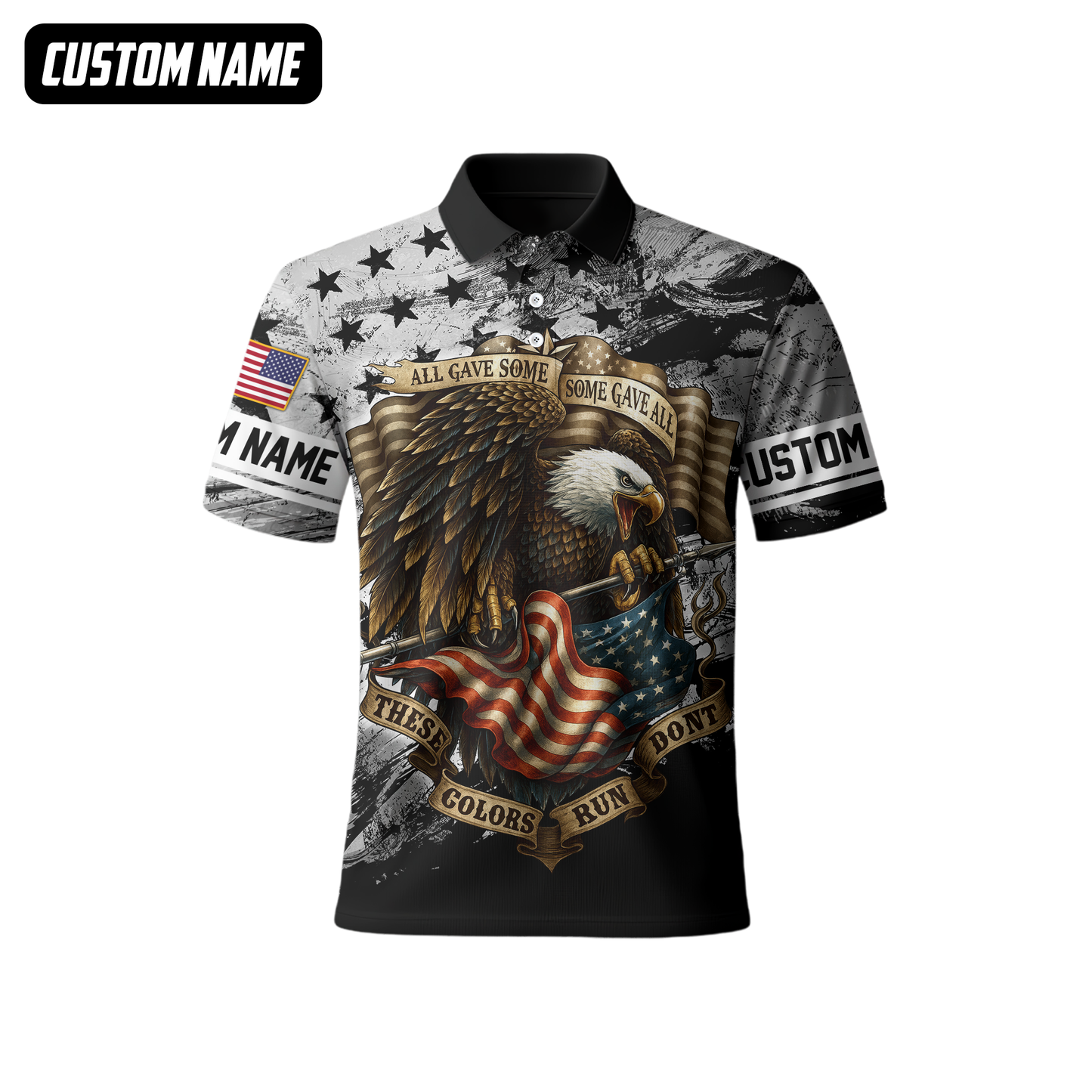 All Gave Some Some Gave All Hoodie – These Colors Don’t Run, U.S. Veteran Eagle Hoodie