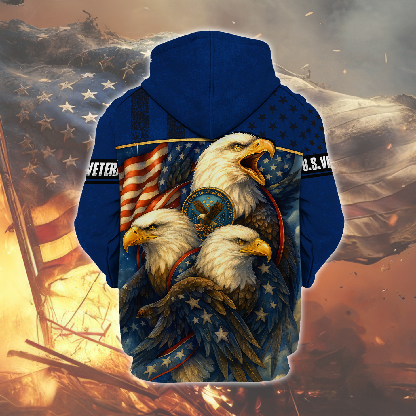 Custom name hoodie-Gifts for veterans, easychoo.com
