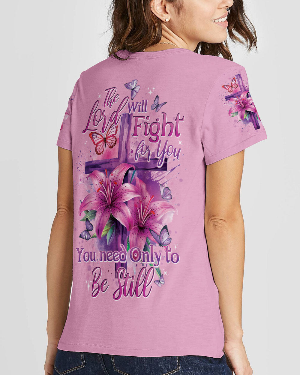 The Lord Will Fight For You Women's All Over Print Shirt - Tytd1103244, easychoo.com