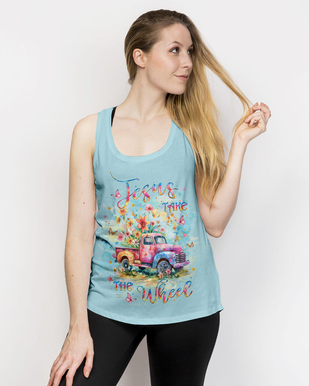 Jesus Take The Wheel Women's All Over Print Shirt - Yhlt0603243, easychoo.com