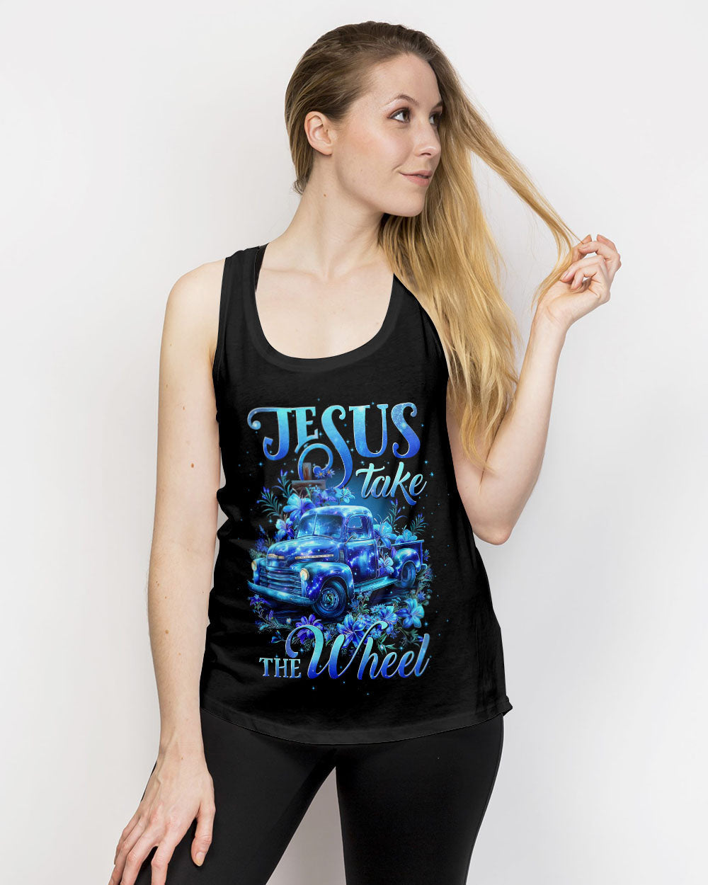 Jesus Take The Wheel Women's All Over Print Shirt - Tytd1503243, easychoo.com