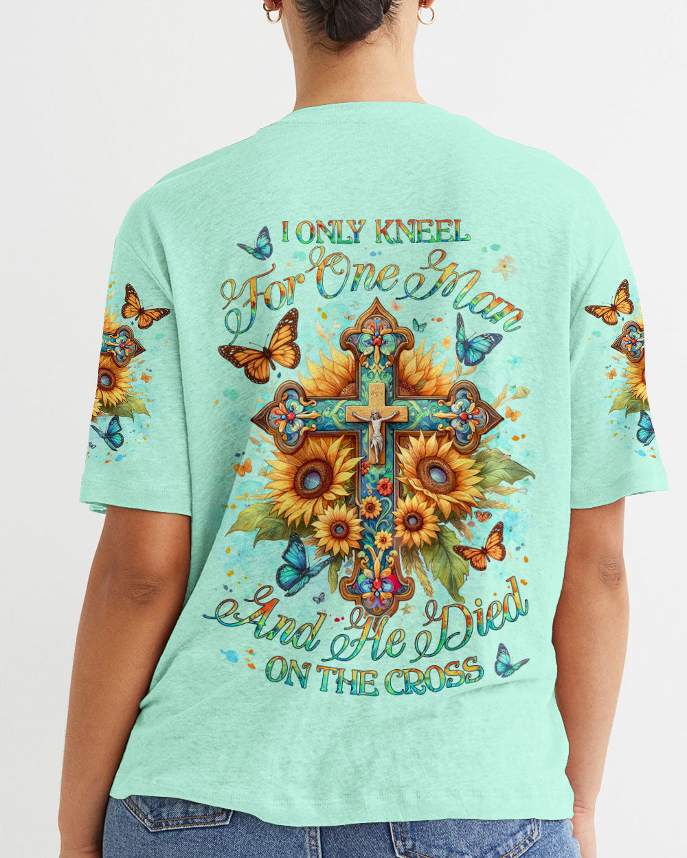 I Only Kneel For One Man Women's All Over Print Shirt - Yhlt1112233, easychoo.com