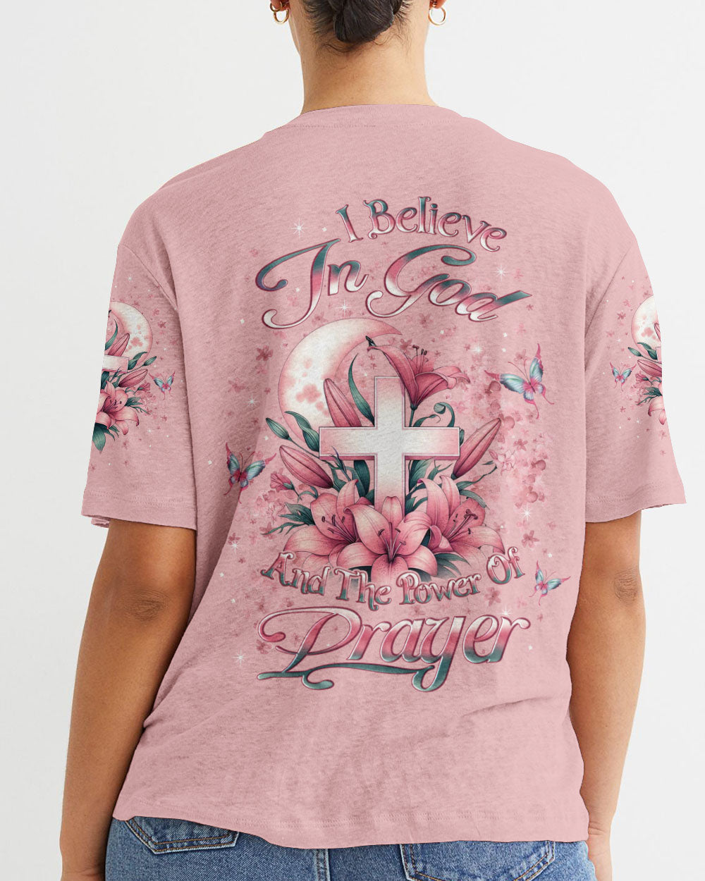 I Believe In God Women's All Over Print Shirt - Yhlt1801241, easychoo.com