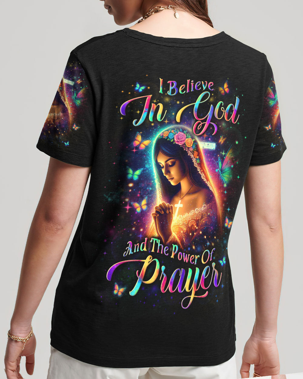 I Believe In God Women's All Over Print Shirt - Yhln1212233, easychoo.com