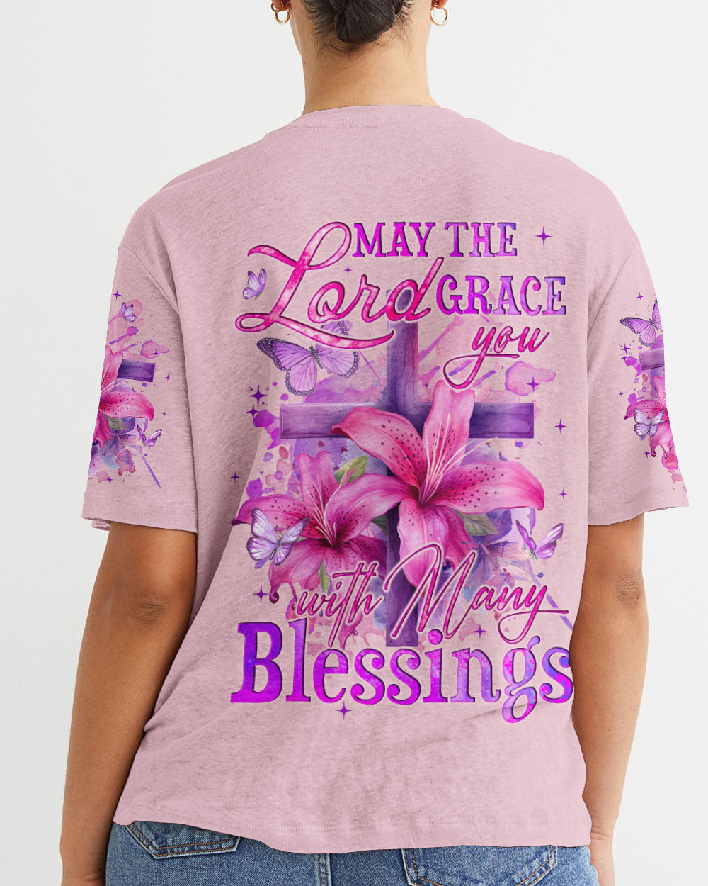 May The Lord Grace You With Many Blessings Women's All Over Print Shirt - Tyqy0102241, easychoo.com