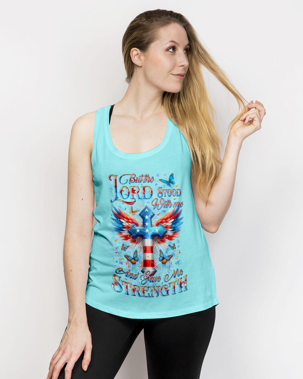 But The Lord Stood With Me Women's All Over Print Shirt - Yhlt1312233, easychoo.com