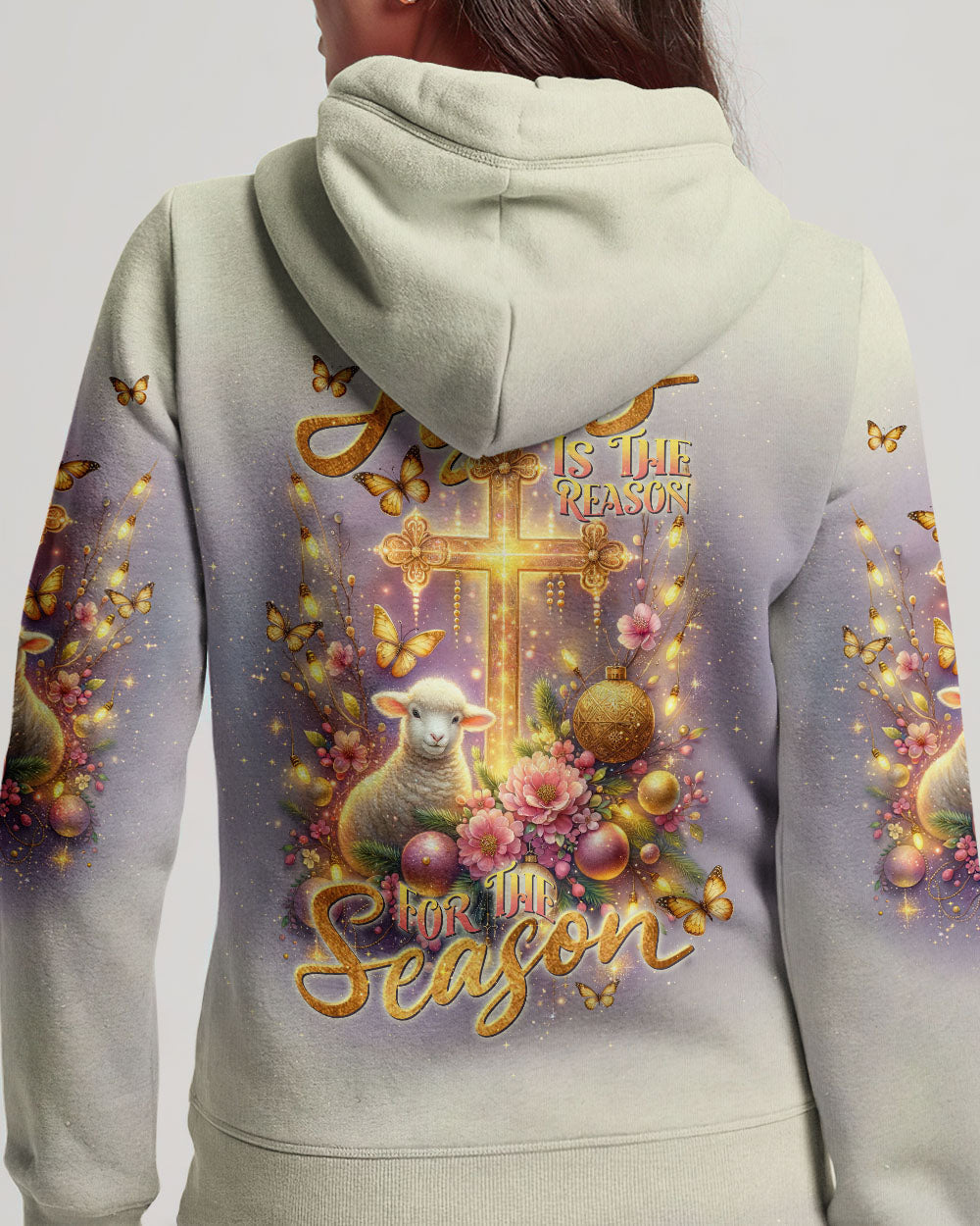 Jesus The Reason Lamb Christmas Women's All Over Print Shirt - Tlnt3010234, easychoo.com