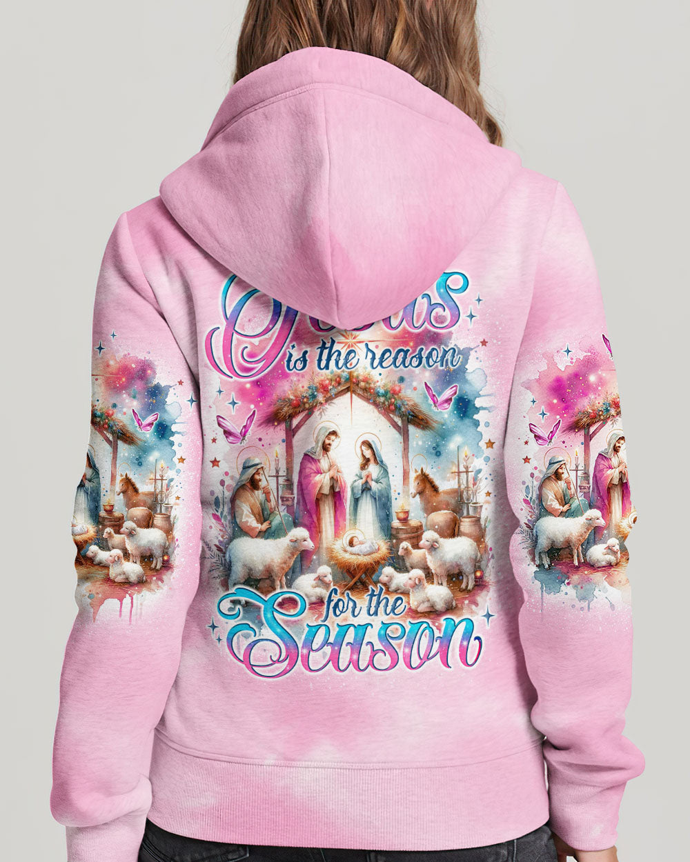 Jesus The Reason Christmas Women's All Over Print Shirt - Tlno0611234, easychoo.com