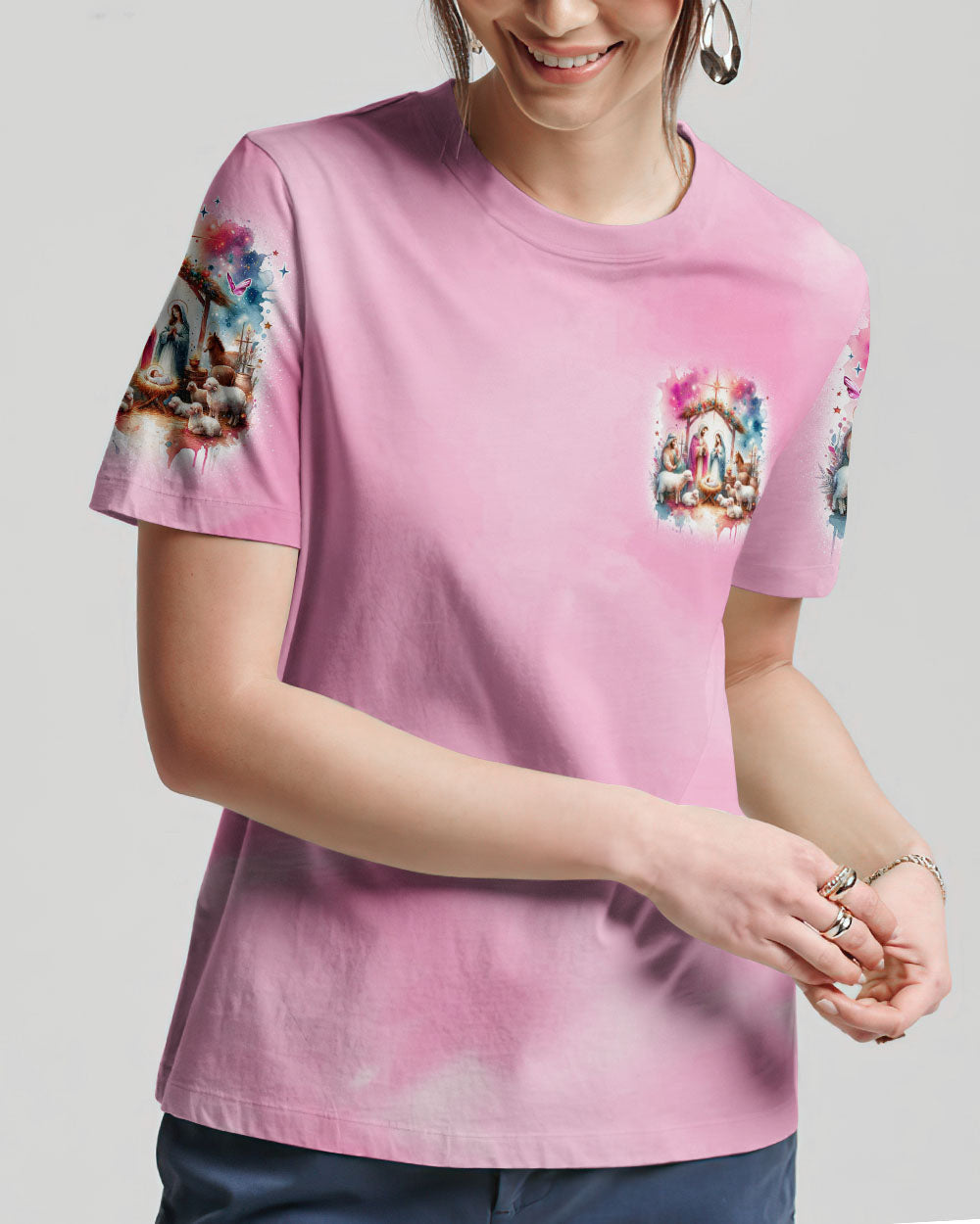 Jesus The Reason Christmas Women's All Over Print Shirt - Tlno0611234, easychoo.com