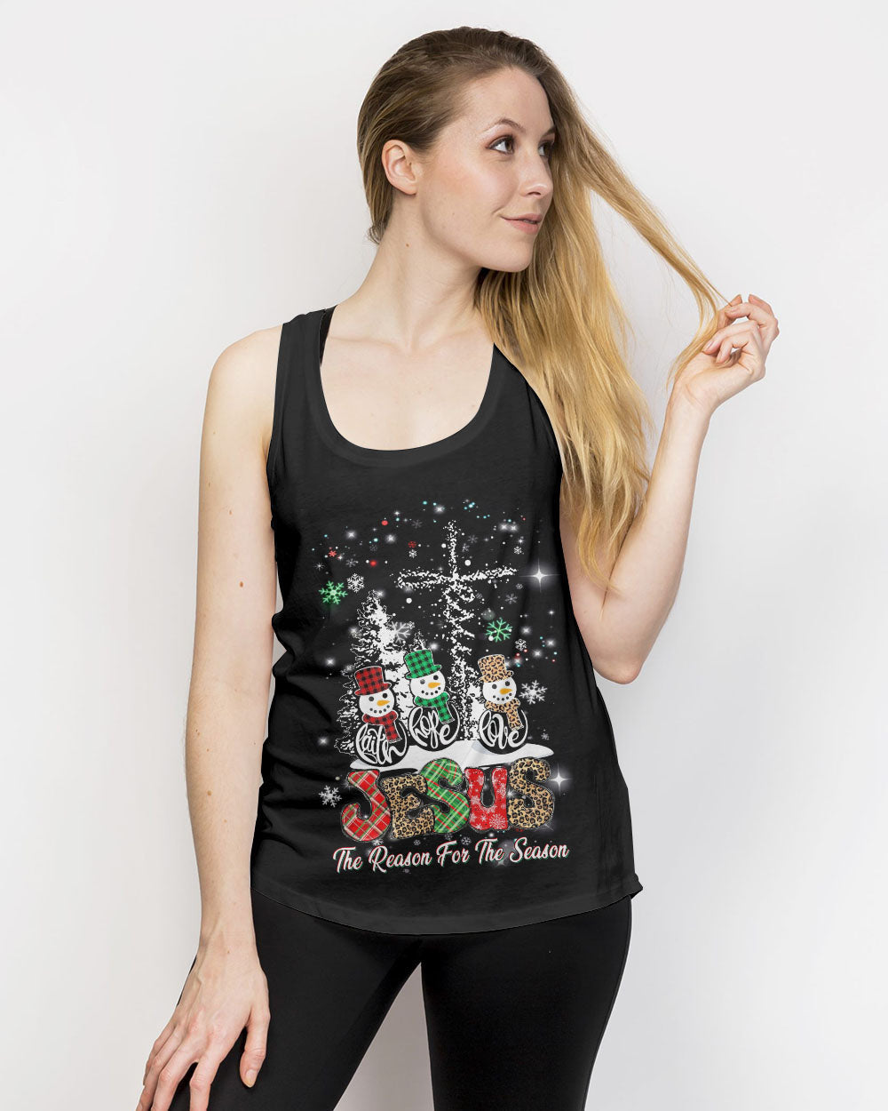 Jesus Is The Reason For The Season Christmas Women's All Over Print Shirt - Yhdu111234, easychoo.com