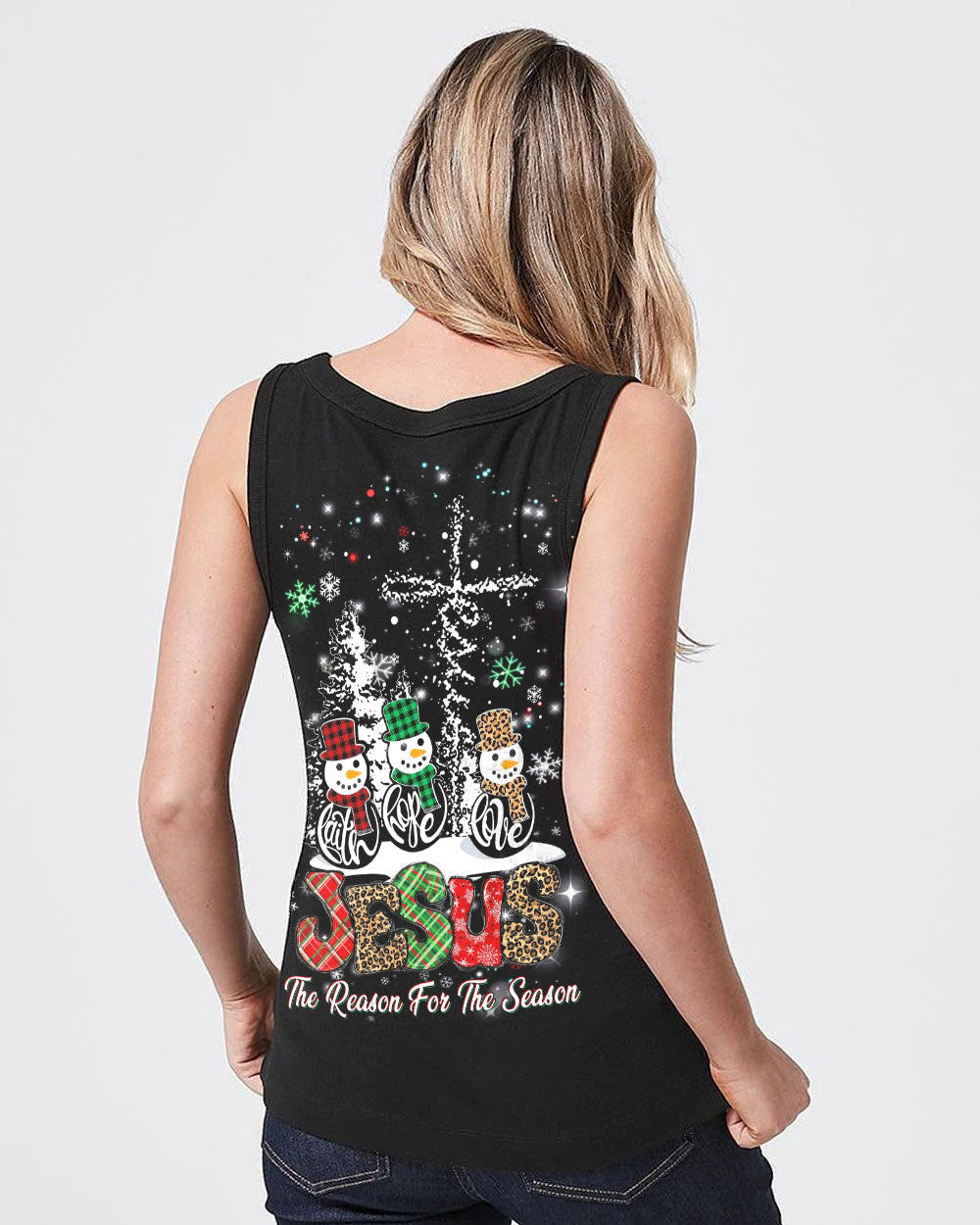Jesus Is The Reason For The Season Christmas Women's All Over Print Shirt - Yhdu111234, easychoo.com